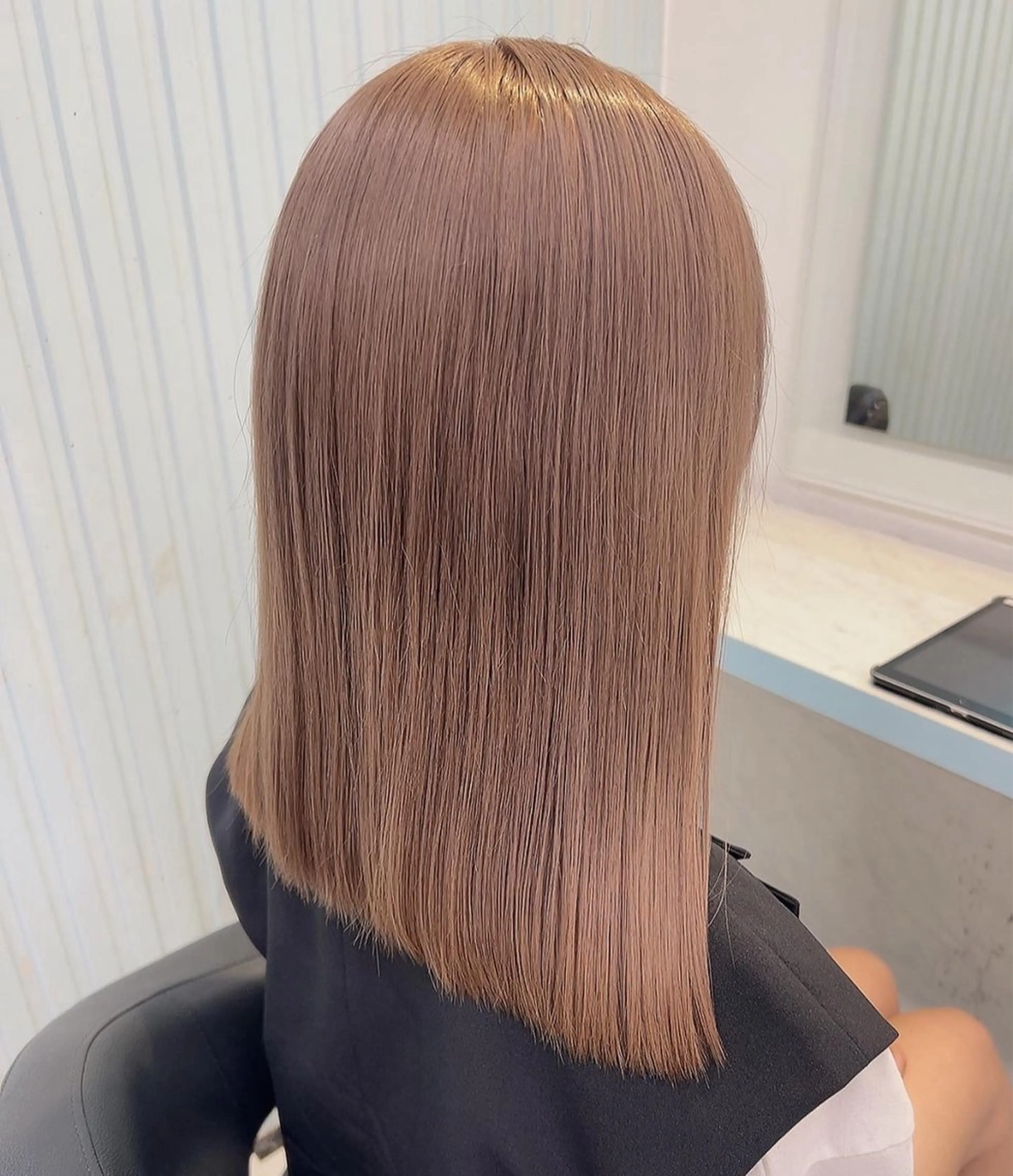 セミロング カラー ヘアカラー トリートメント ヘッドスパ 🥞ベージュ系カラー 【すずきりほ】🥞のヘアスタイル