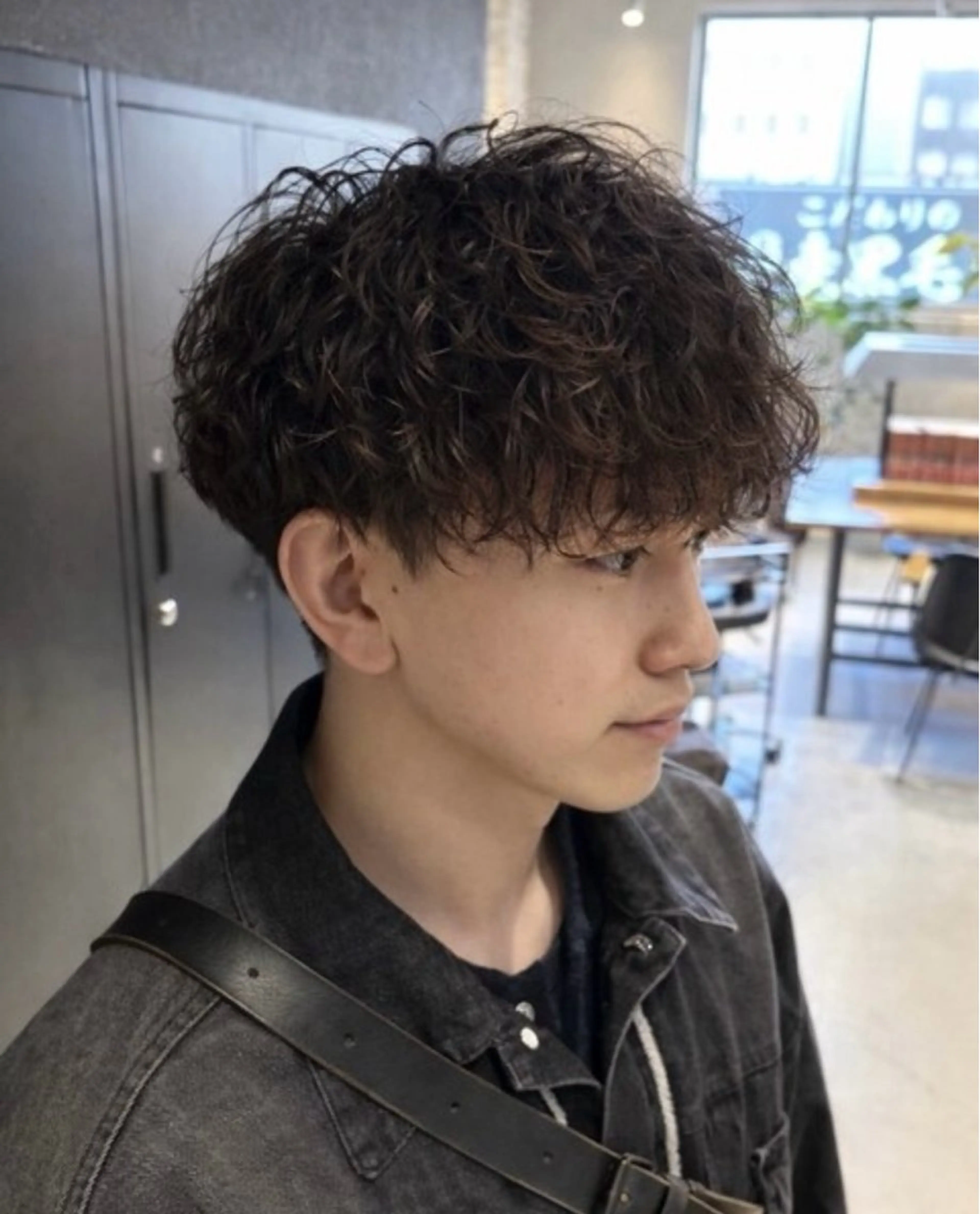 パーマ メンズ カット パーマ トリートメント ヘッドスパ 【メンズ特化】／ パーマ/名駅/Jinのヘアスタイル