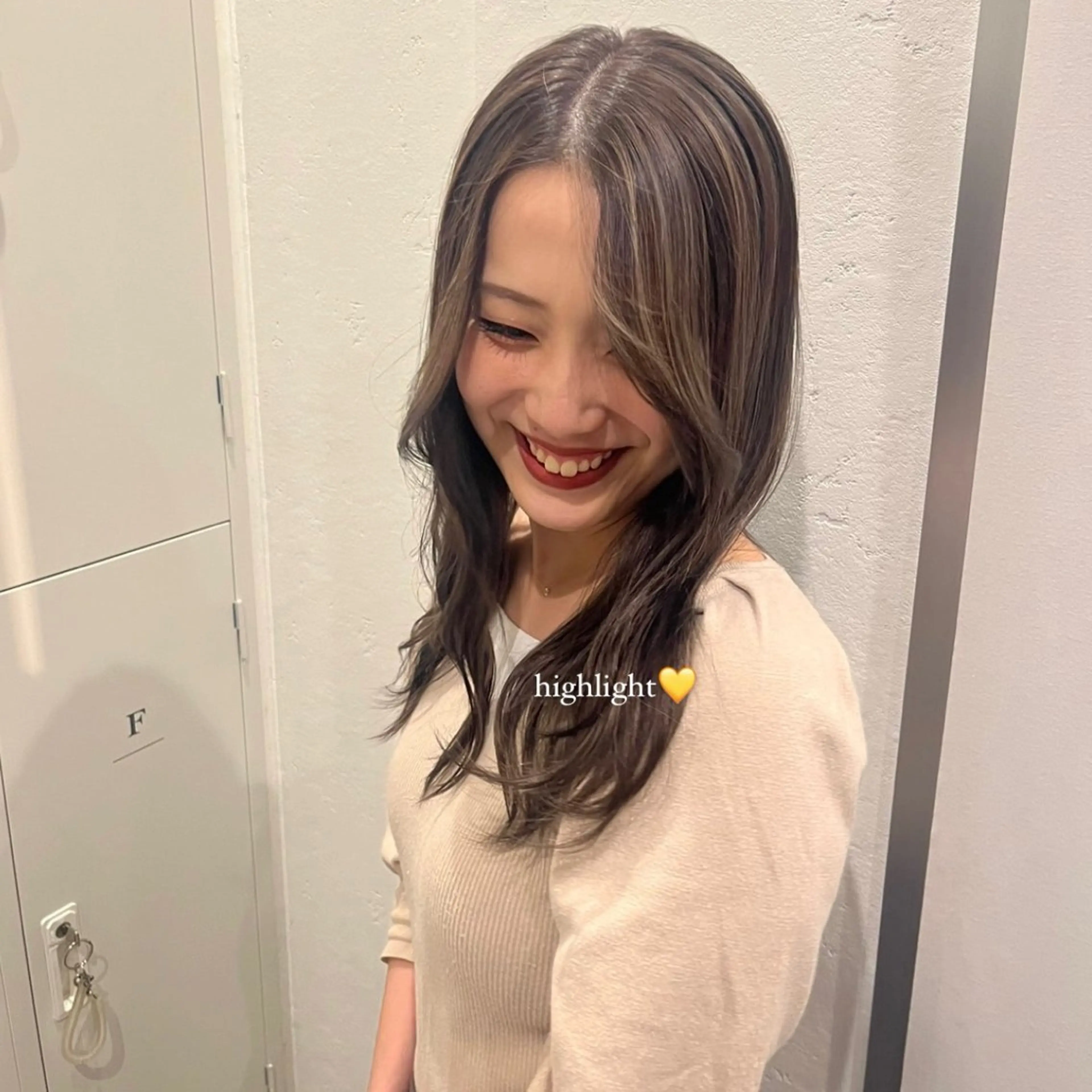 セミロング カラー tre.店 Rinのヘアスタイル