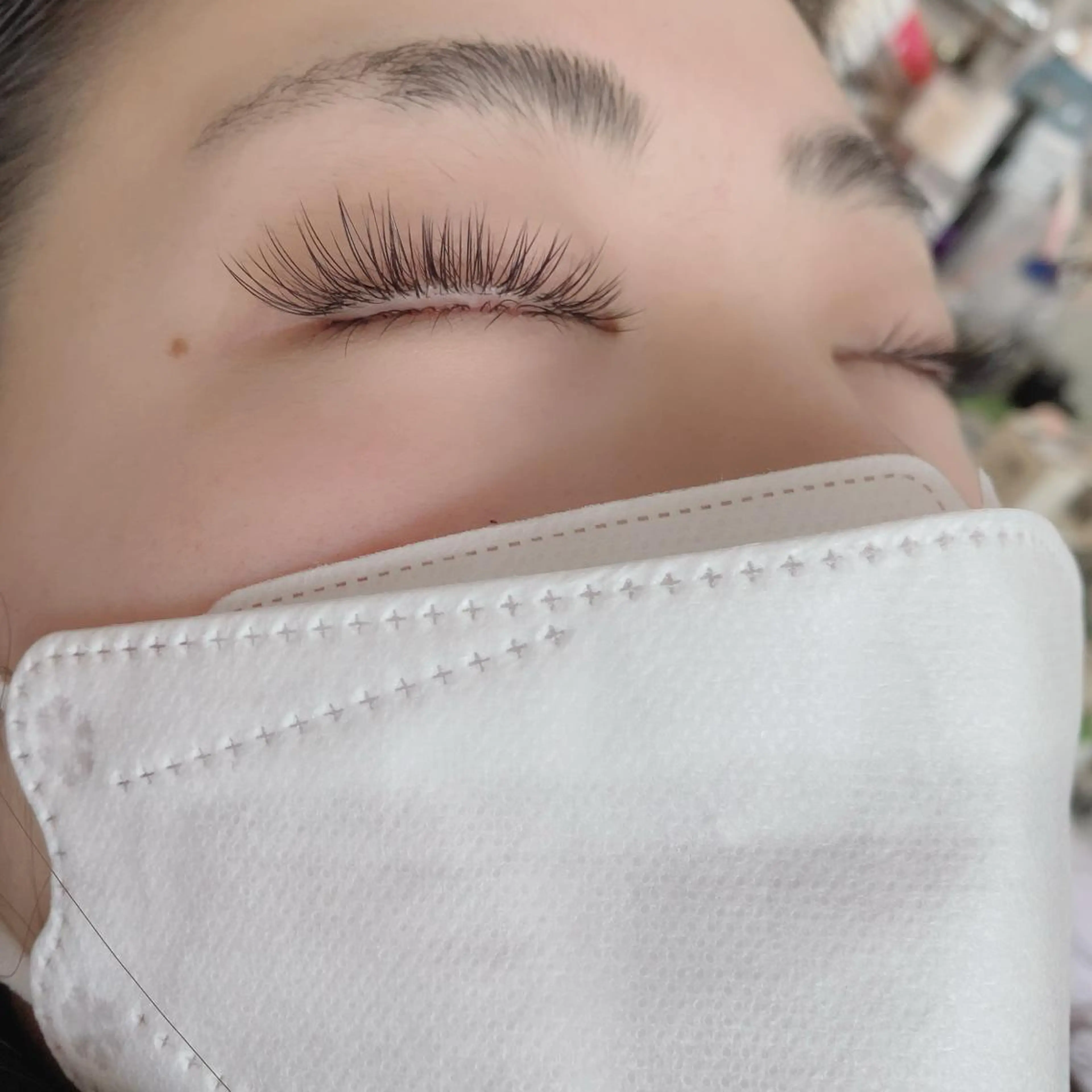 カラー パーマ マツエク・マツパ アイブロウ フラットラッシュ Jカール 神山 ビューティー・アイのマツエク・マツパデザイン