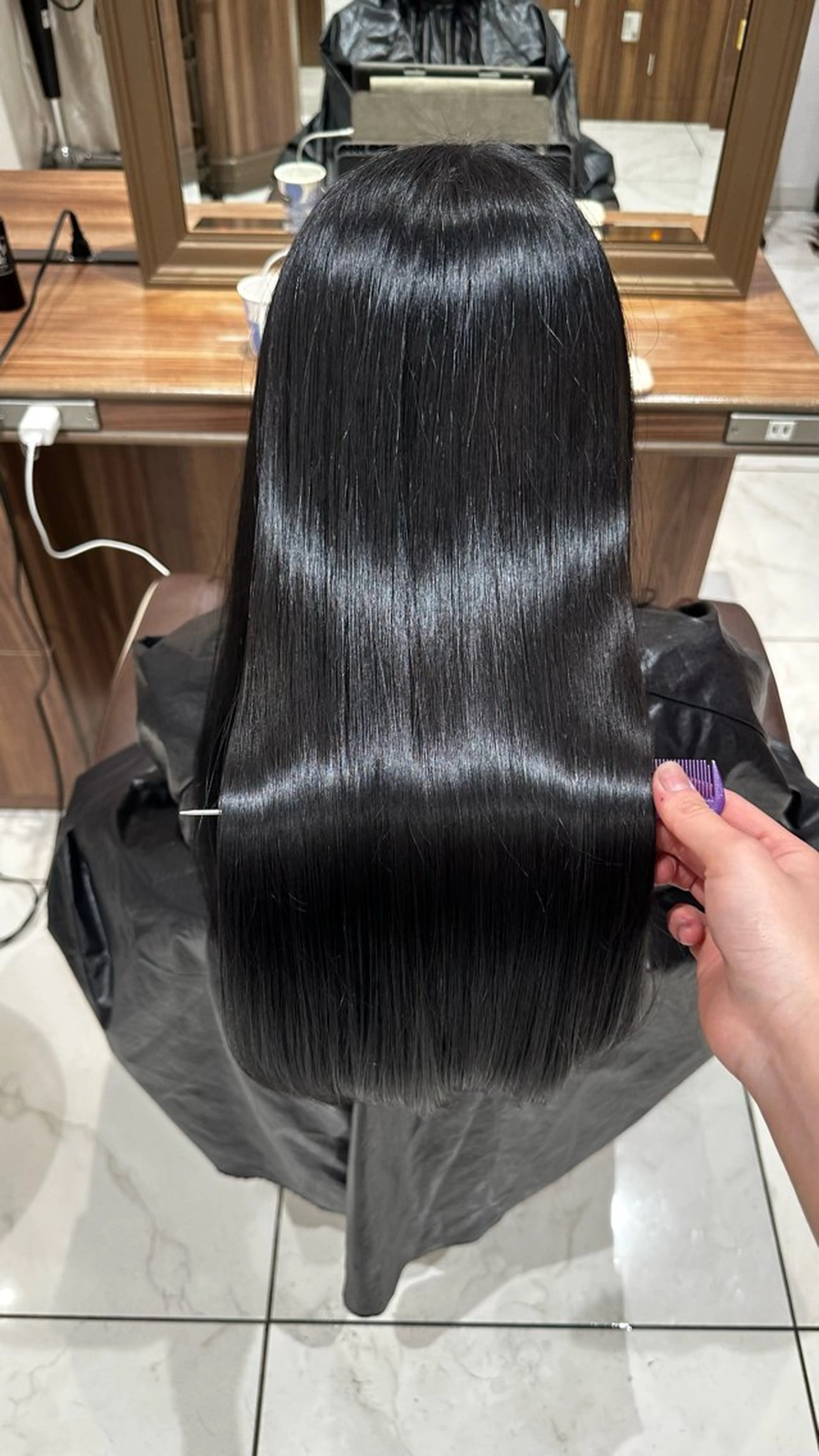 ロング カラー 髪質改善 縮毛矯正 トリートメント 酸熱トリートメント カット トリートメント ラフィス池袋所属・✨本格的韓国スタイル 特化✨ﾊﾙｶ✨️のヘアスタイル