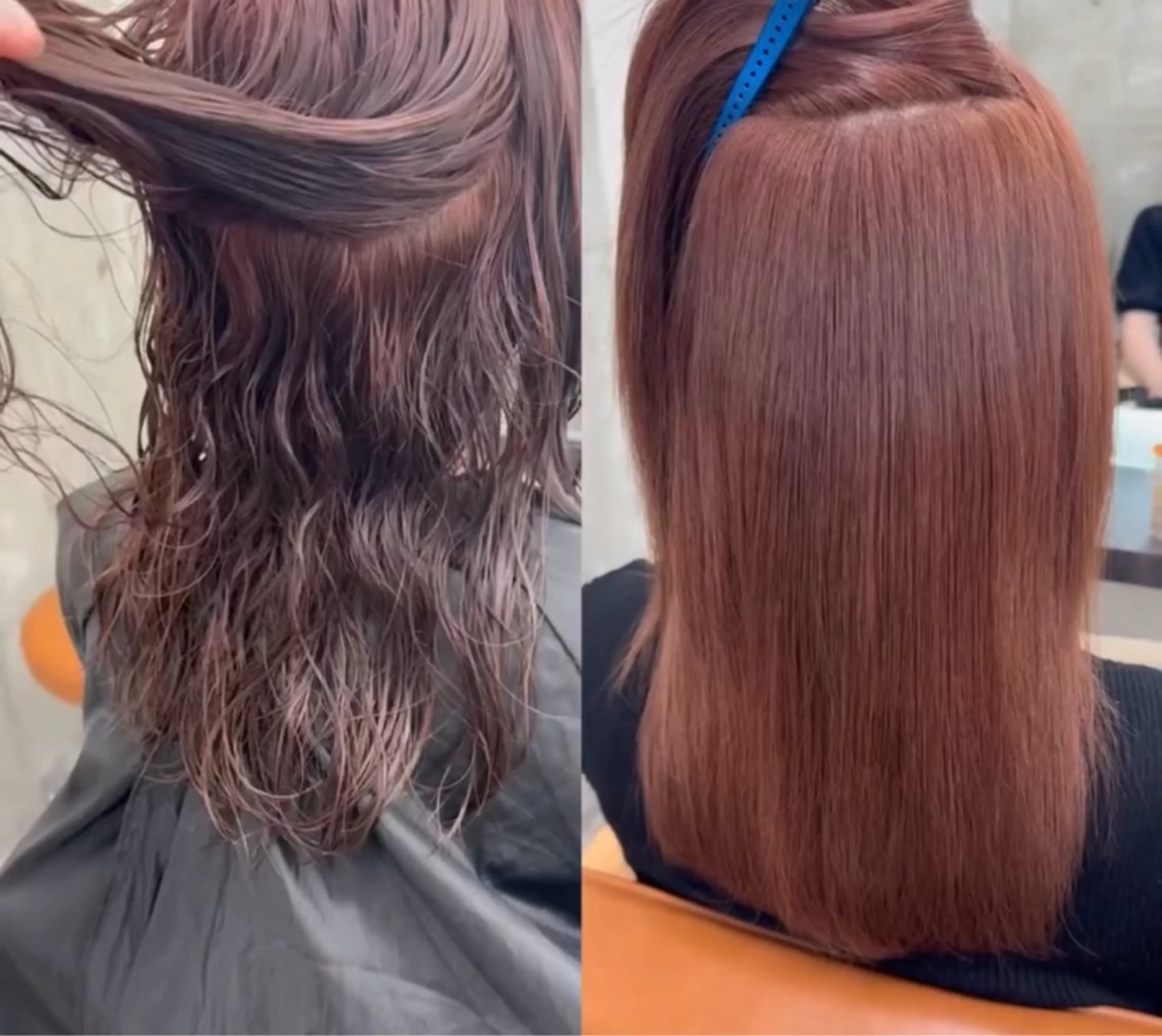 【⛱️広がりが気になる方にオススメ⛱️】縮毛矯正➕内部補修トリートメント➕marbb付🫧の写真