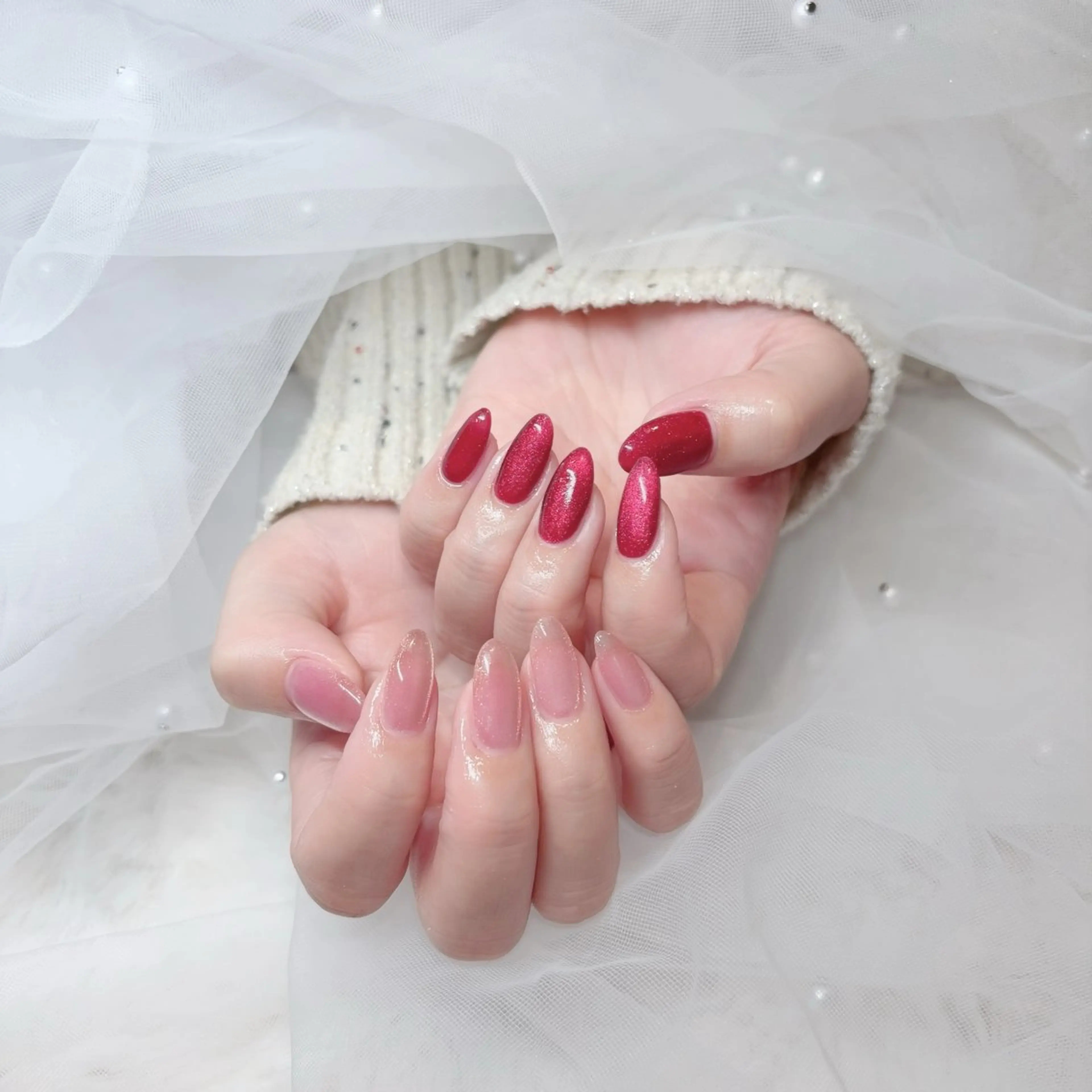 ネイル マグネットネイル glamorous メイのネイルデザイン