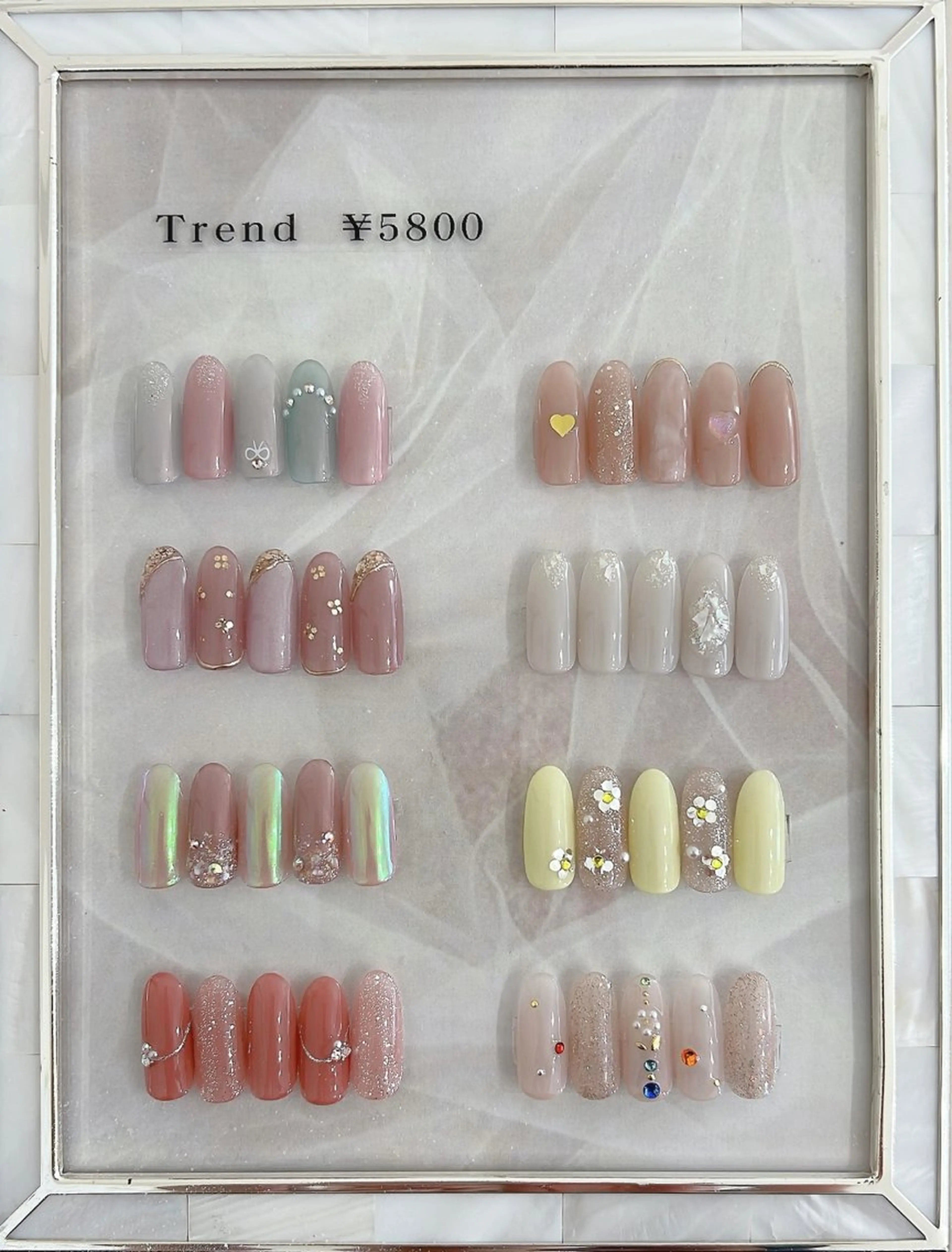 ネイル フットネイル ジェルネイル 韓国ネイル 春ネイル ハンドネイル nail salon Lauleaのネイルデザイン