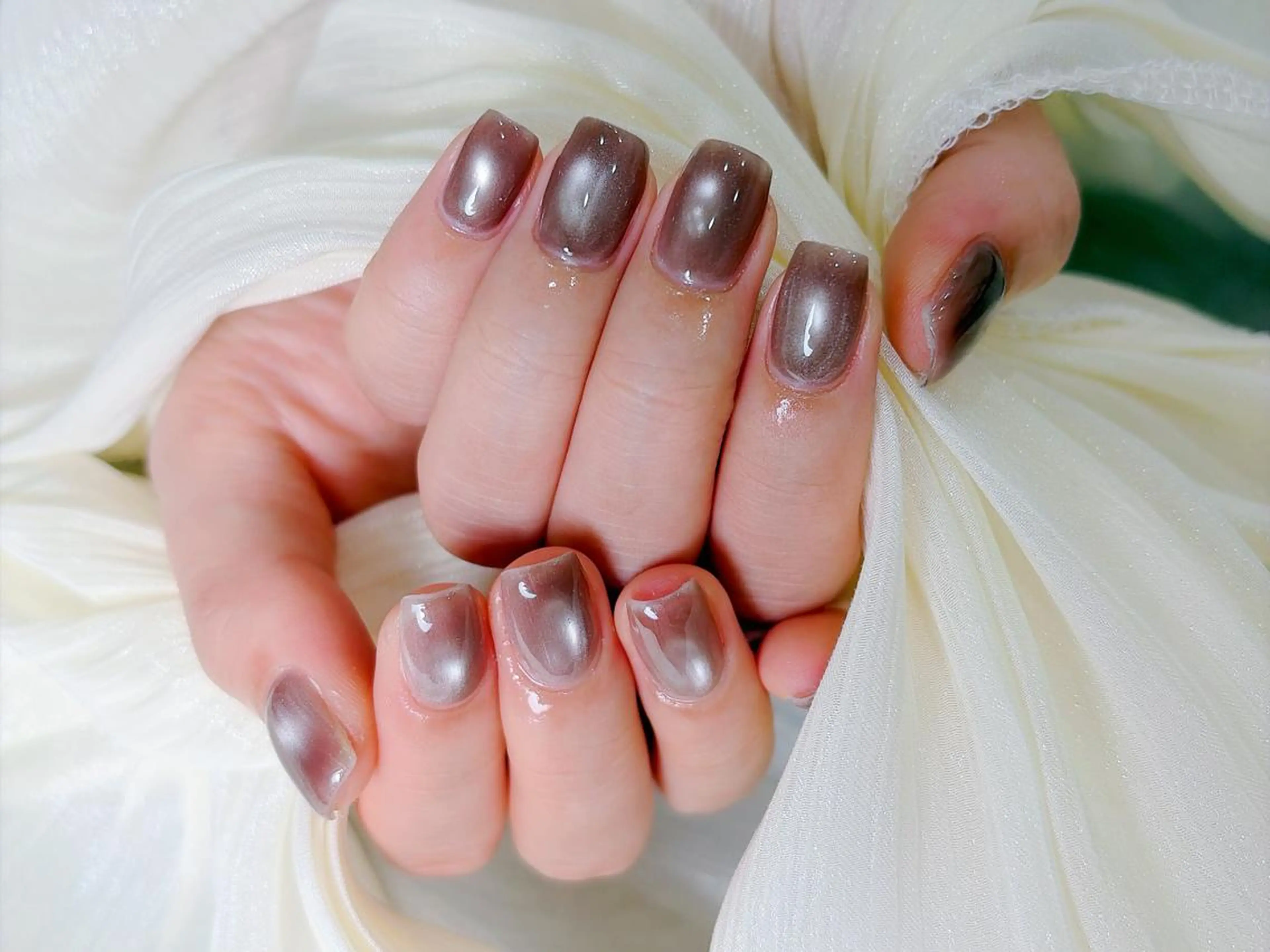 ネイル カジュアル チークネイル フレンチネイル ジェルネイル ガーリー 🎀も ものネイルデザイン