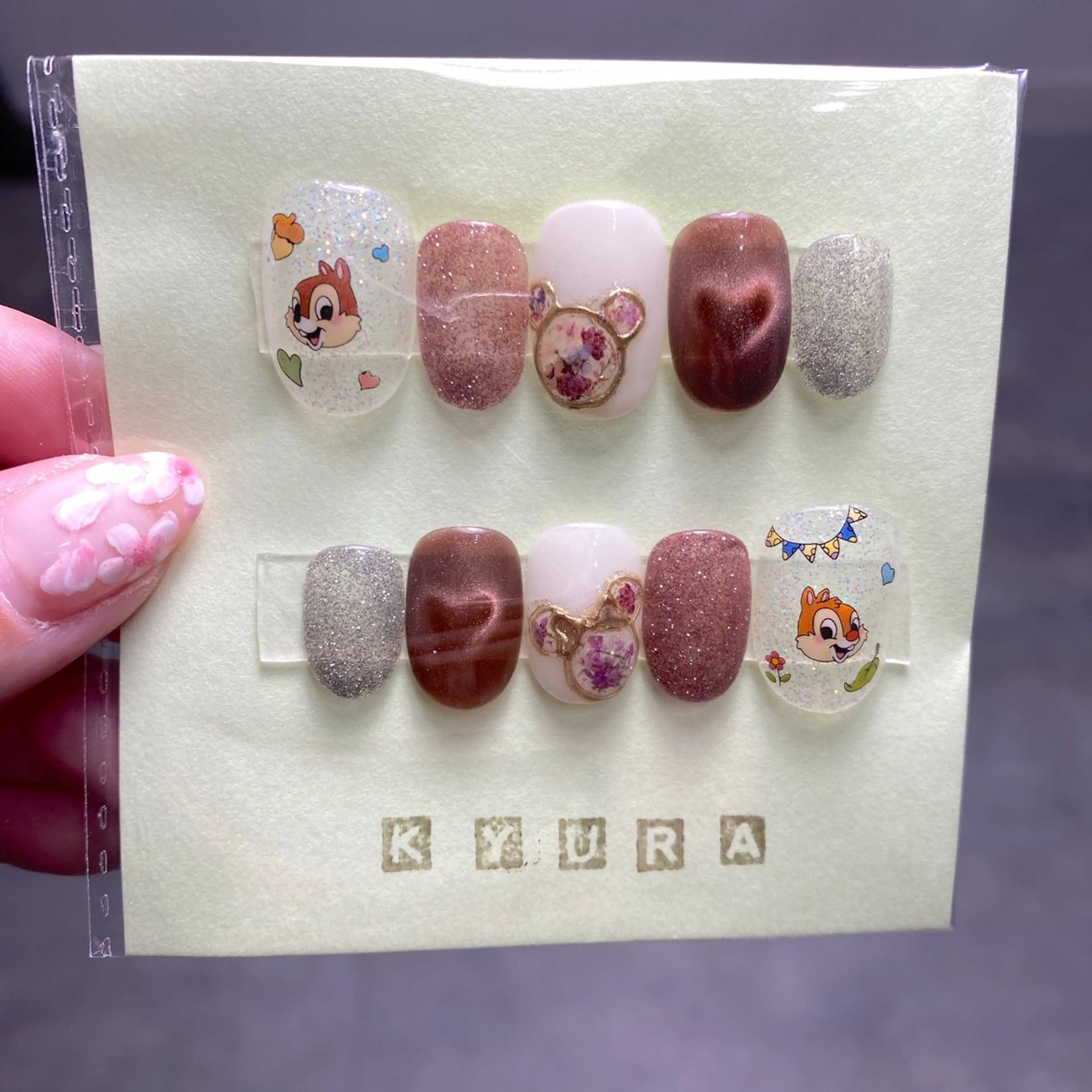 ネイル ネイルチップ 大東市ネイルサロン 【KYURA】ｷｭﾗのネイルデザイン