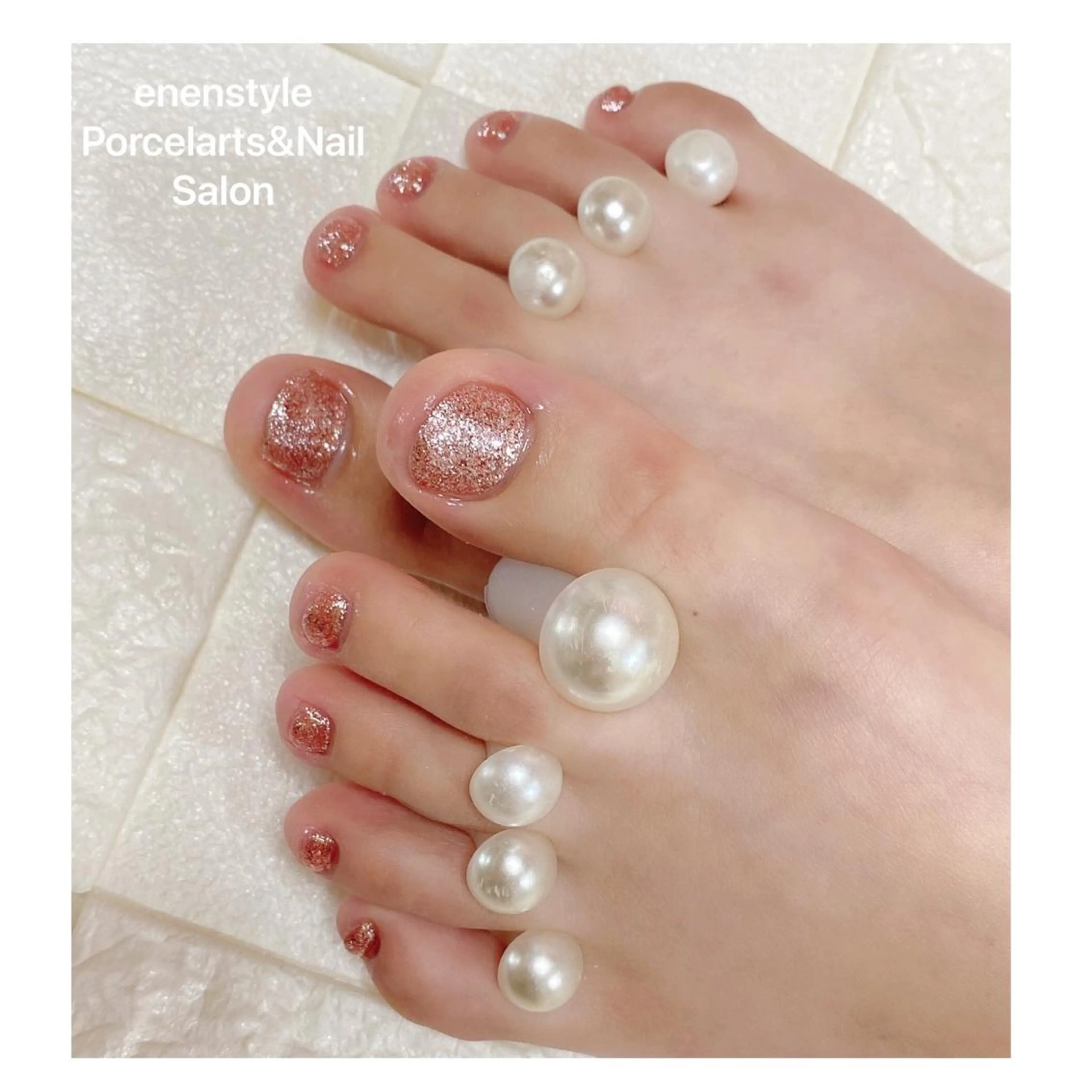 ショート ネイル ハンドネイル フットネイル 👑enen style👑のネイルデザイン