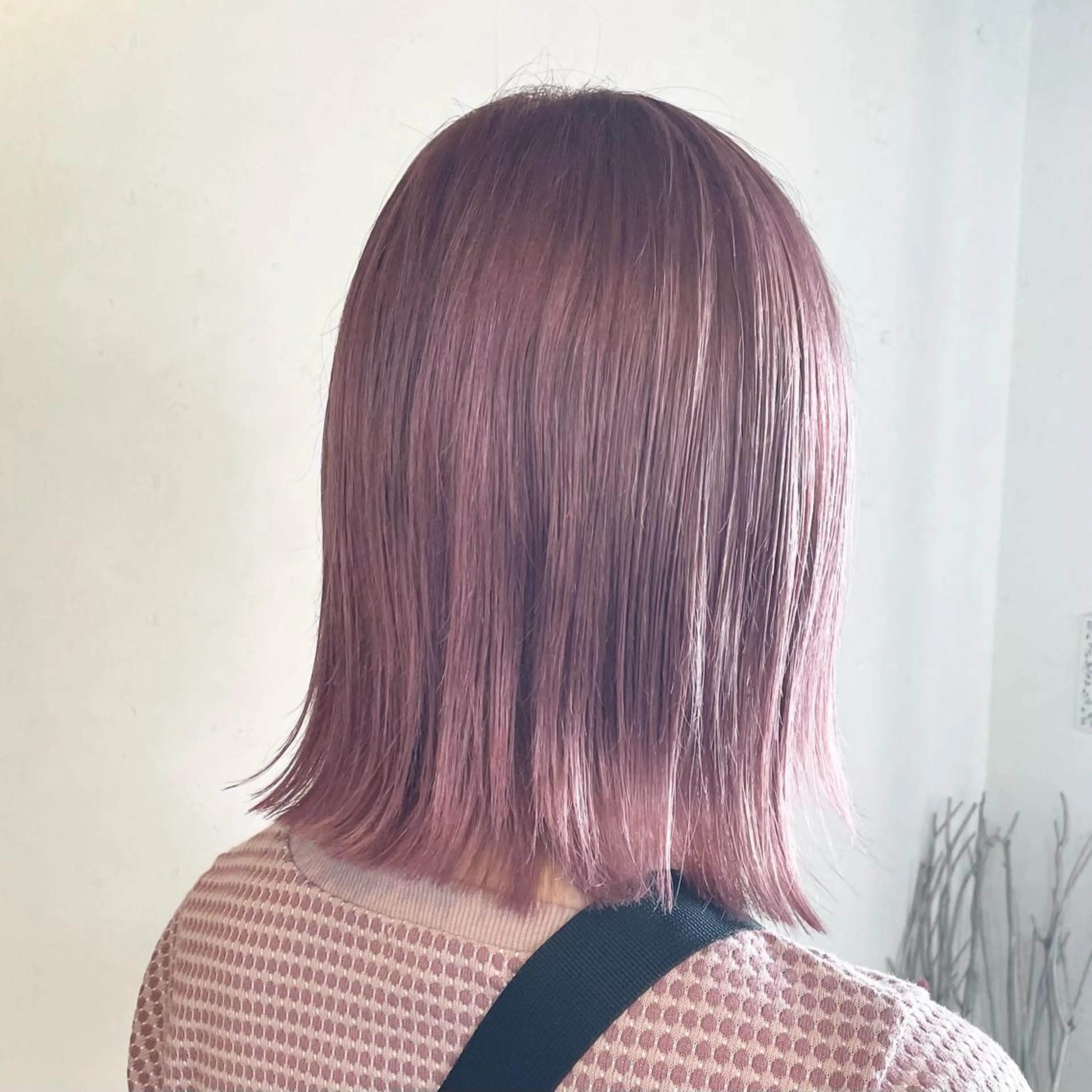 ショート カラー ハイトーンカラー ラベンダーカラー ラベンダーピンク ピンクカラー カット ヘアカラー トリートメント kitin  吉祥寺 山岸花のヘアスタイル