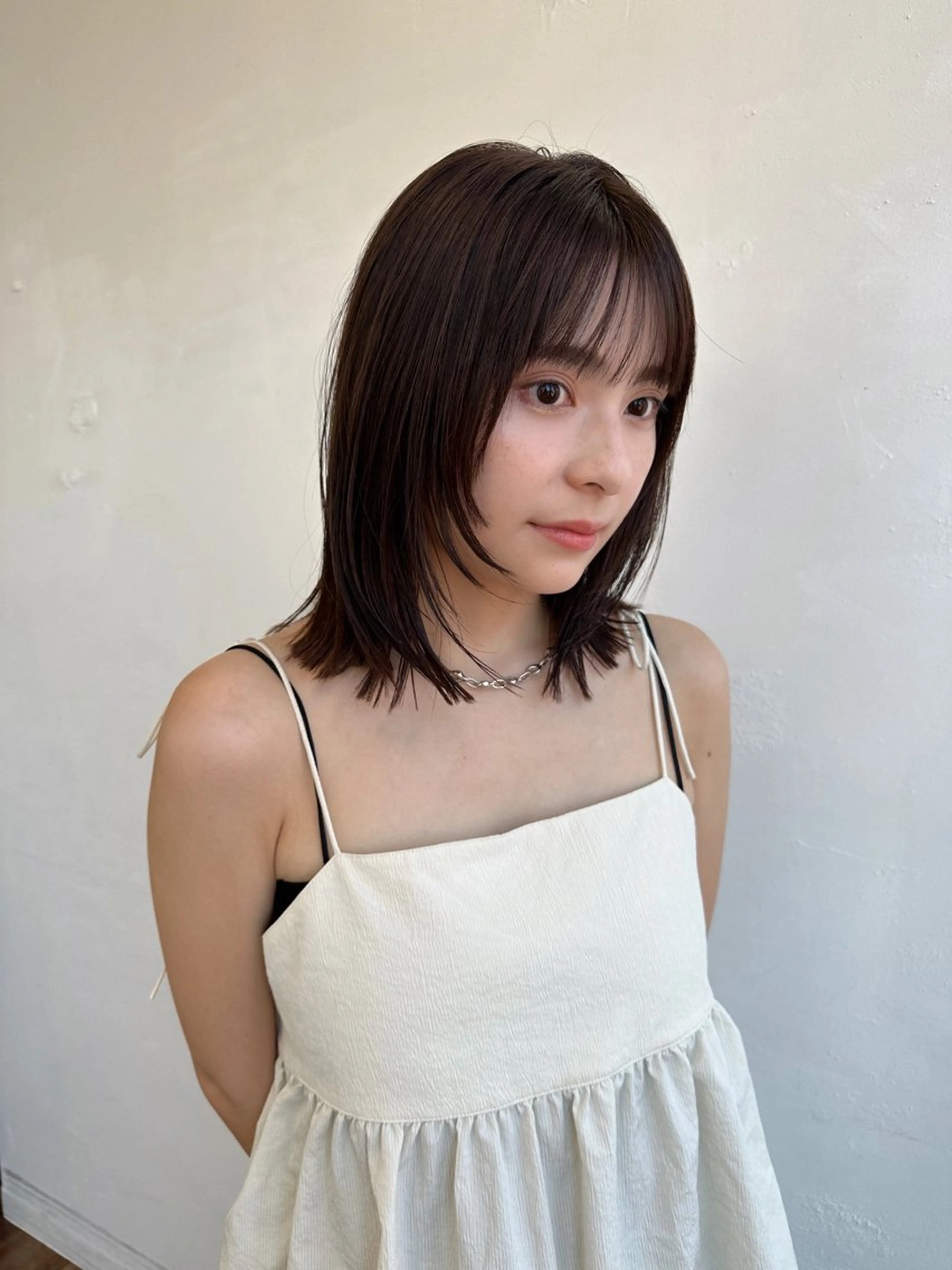 ミディアム 鎌倉 彩のヘアスタイル