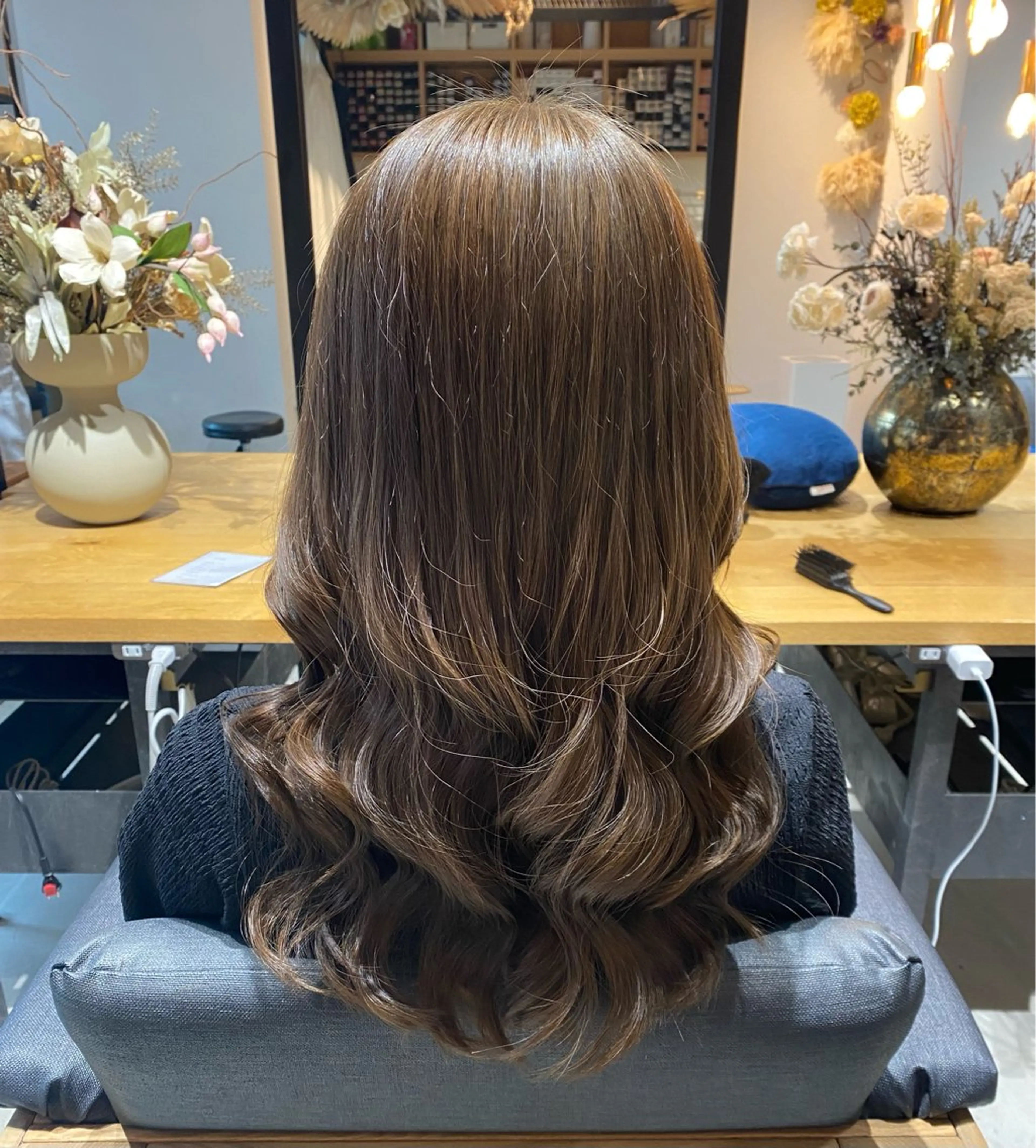 セミロング カラー ベージュカラー 似合わせカット 山本 琴葉 /ボブ /切りっぱなしボブのヘアスタイル