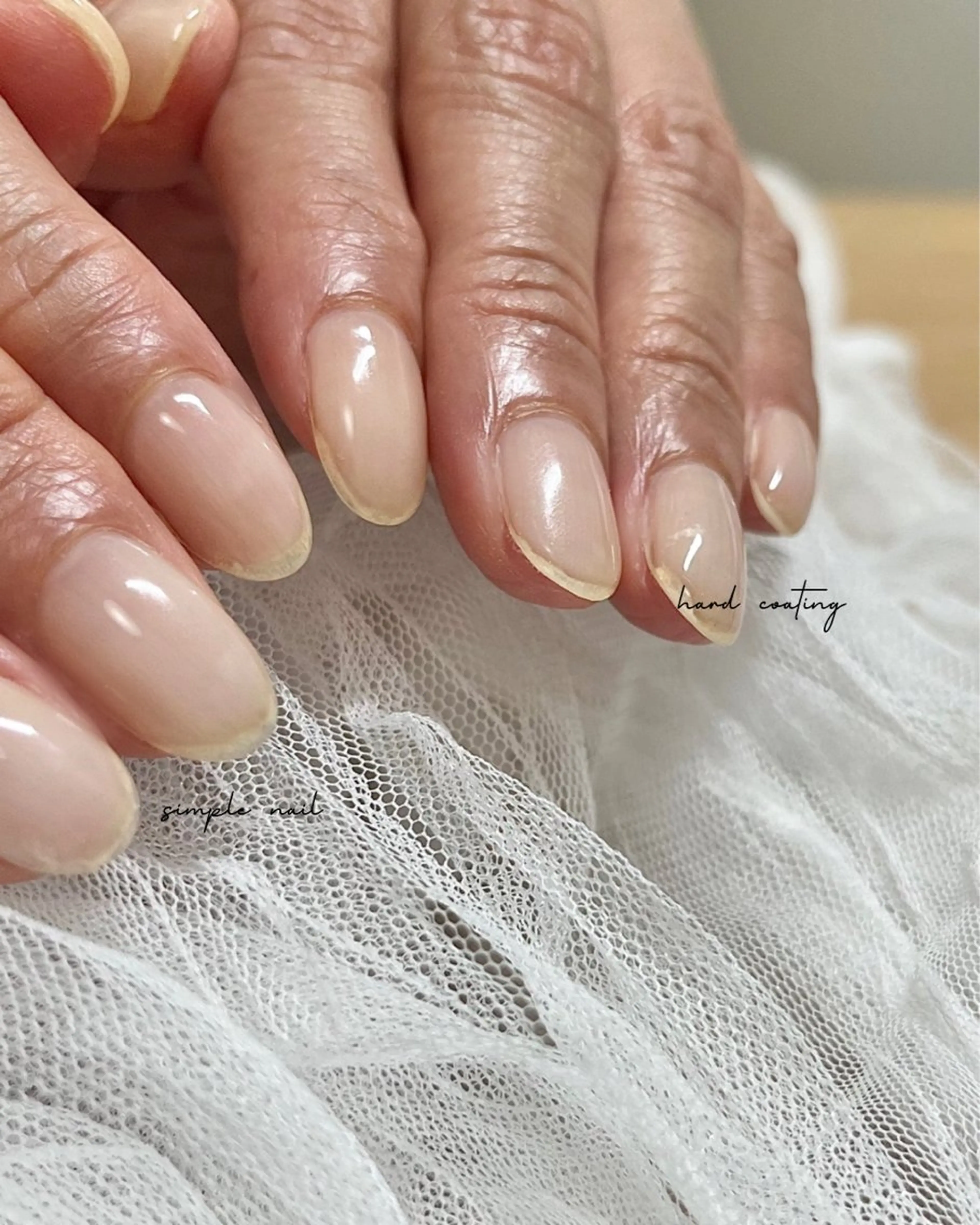 ネイル クリアネイル nail salon slothのネイルデザイン