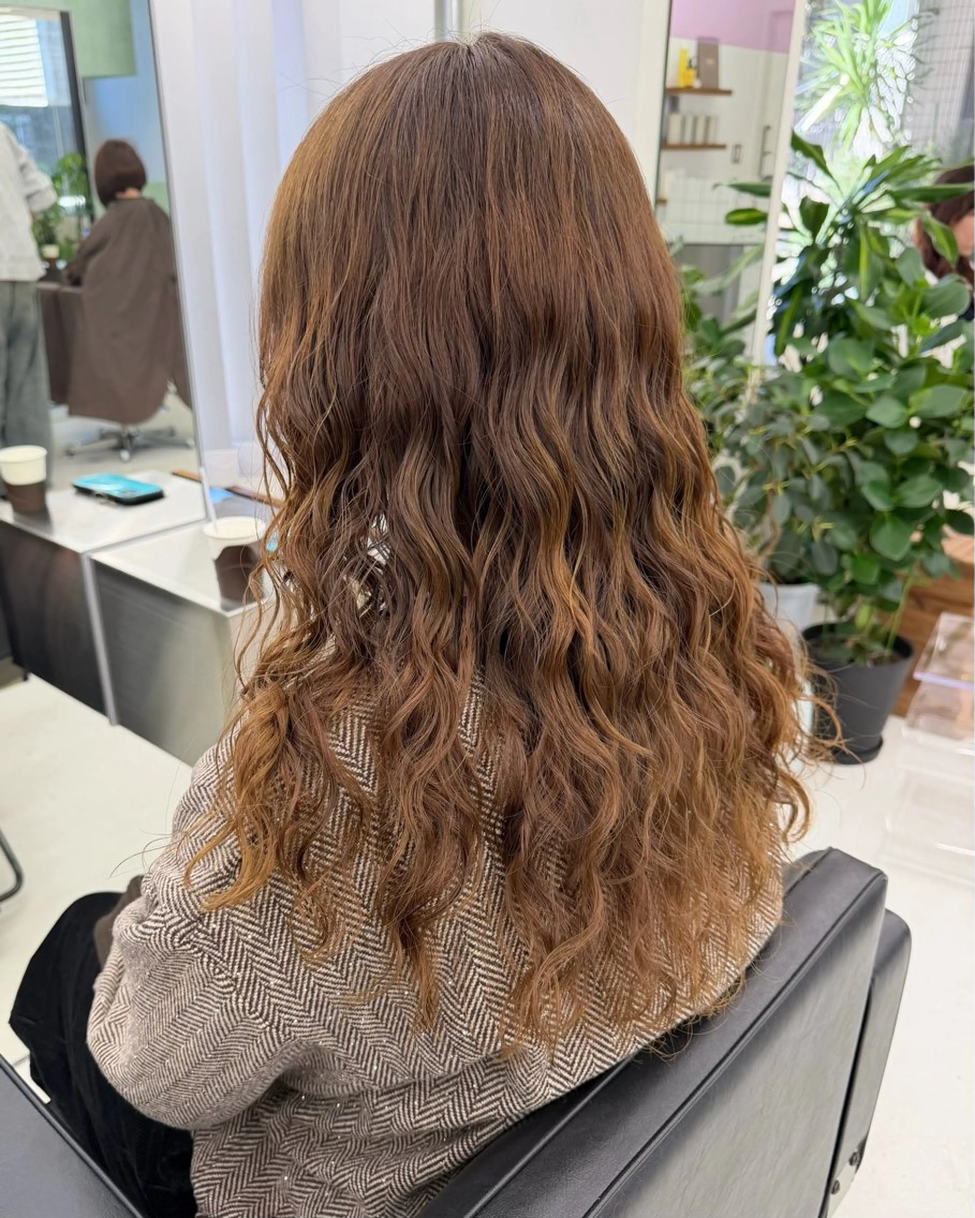 ロング パーマ ロング カット パーマ トリートメント site Noah所属・【表参道】Ruri デジタルパーマのヘアスタイル