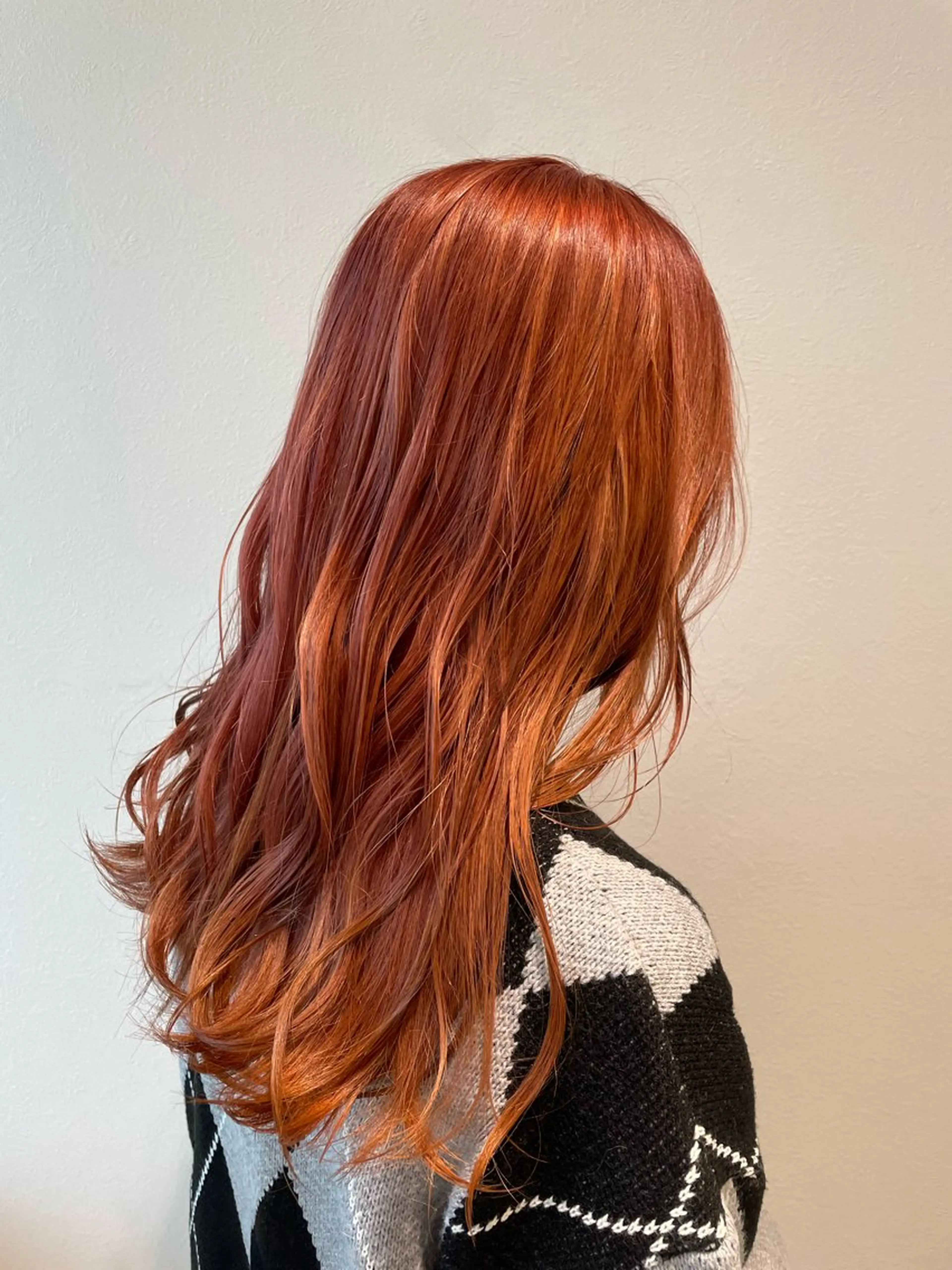 セミロング ヘアカラー SARA古賀店 かすみ🐬🩵のヘアスタイル