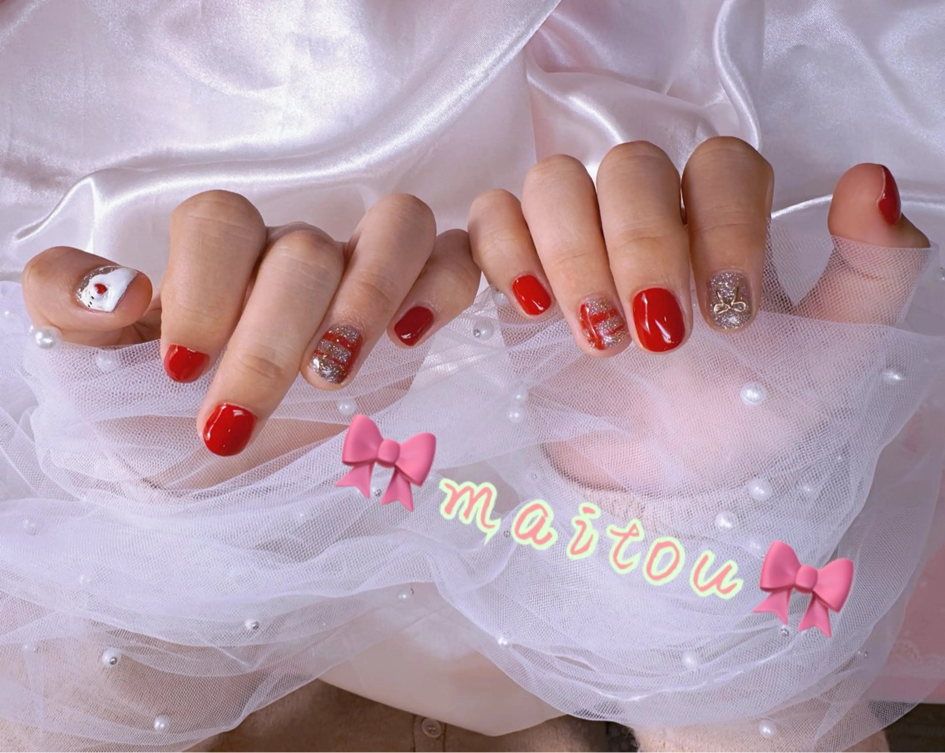 ネイル H'ami nailsalon 新大久保 【ハミネイル】（ハ ミネイルサロン シンオオクボ）所属・スカルプ まいとうのネイルデザイン