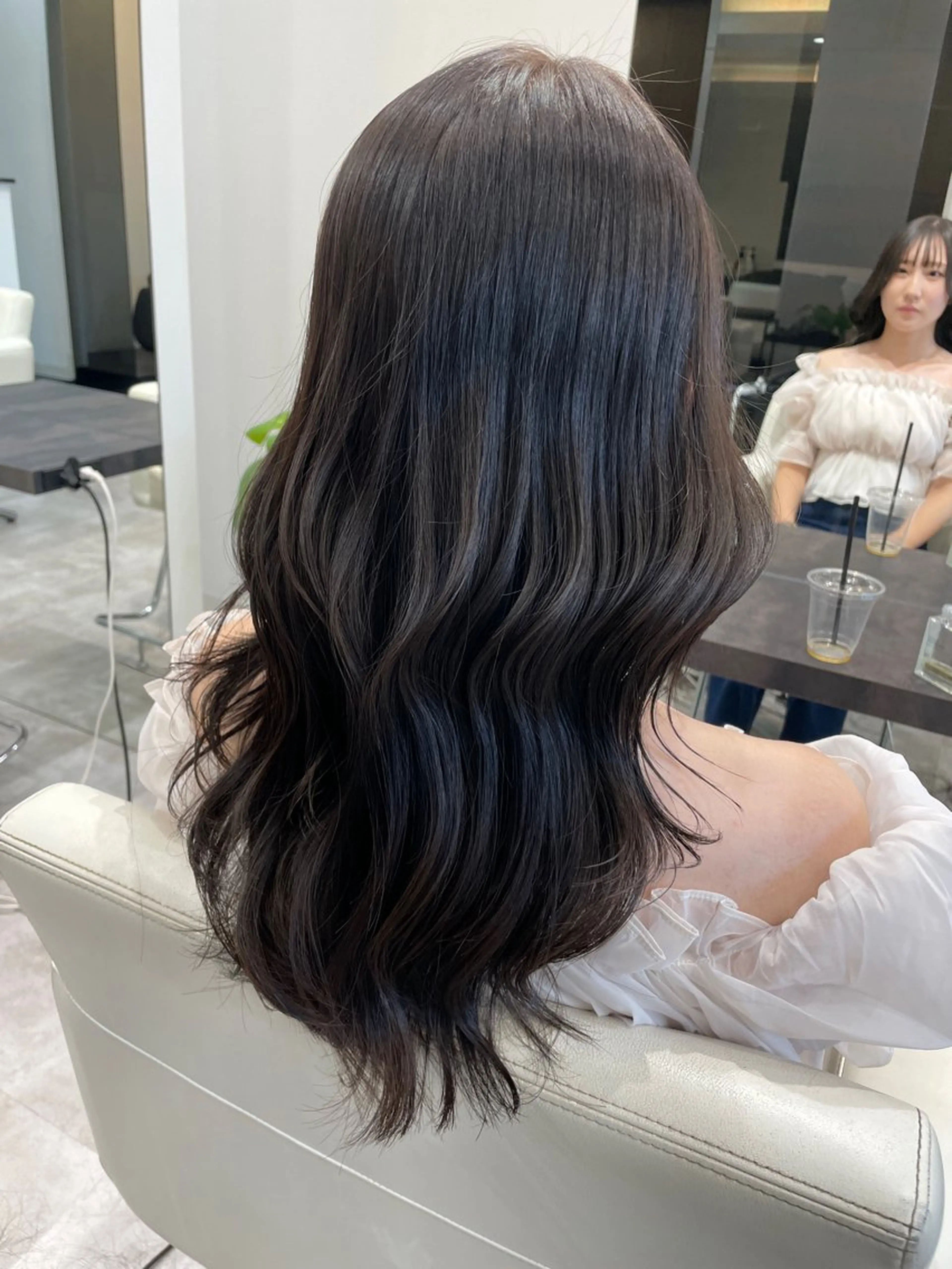 ロング カラー オリーブカラー 🤎渋谷髪質改善 |mei🤎のヘアスタイル