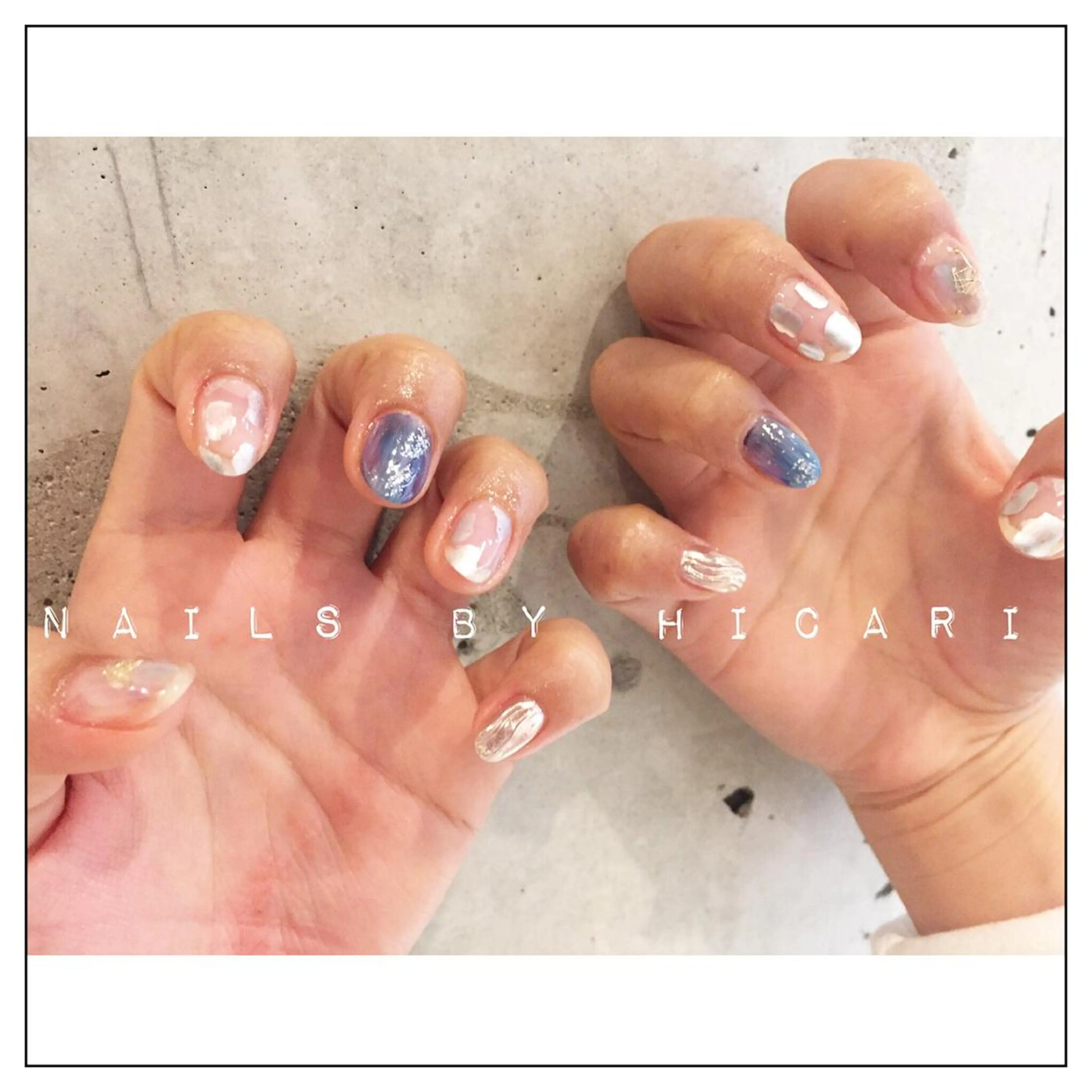 カラー キッズ ネイル マツエク・マツパ ジェルネイル ニュアンスネイル パラジェル illum hicariのネイルデザイン