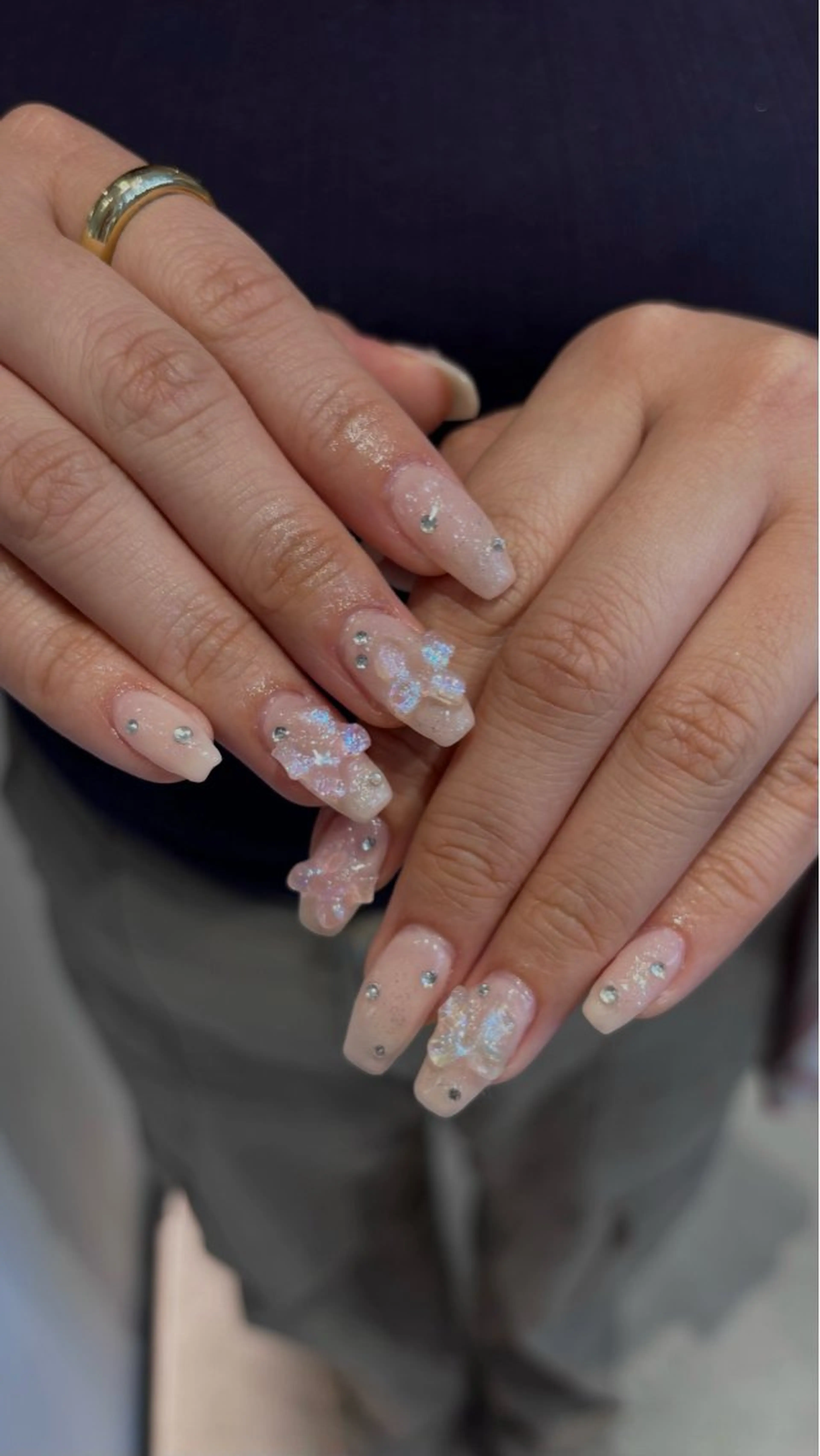 ネイル ハンドネイル ハイトーン/レイヤー nail 百咲💌のヘアスタイル