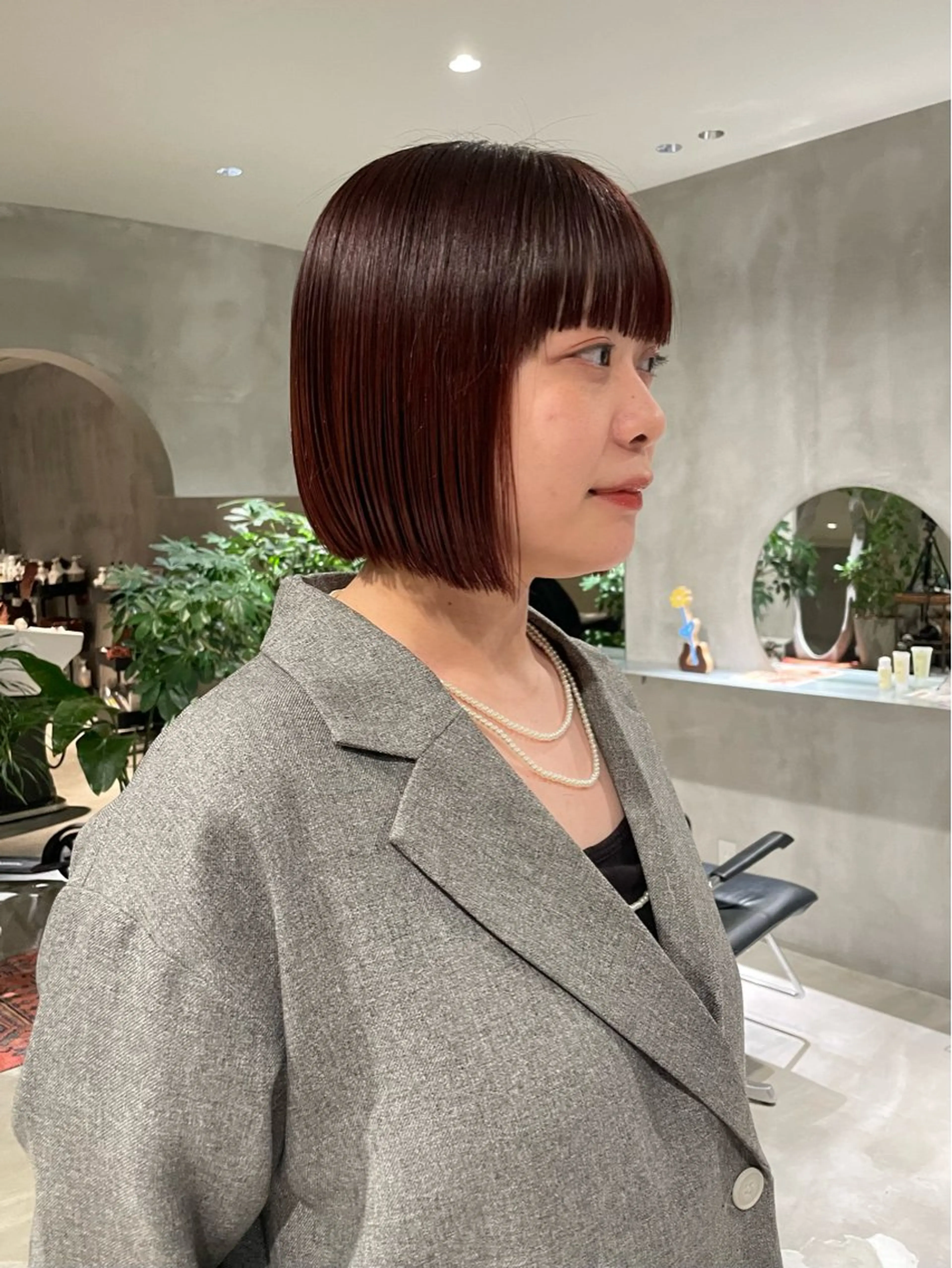 ミディアム カラー ヘアカラー how所属・大阪/心斎橋 /ハイトーン/ちひろのヘアスタイル