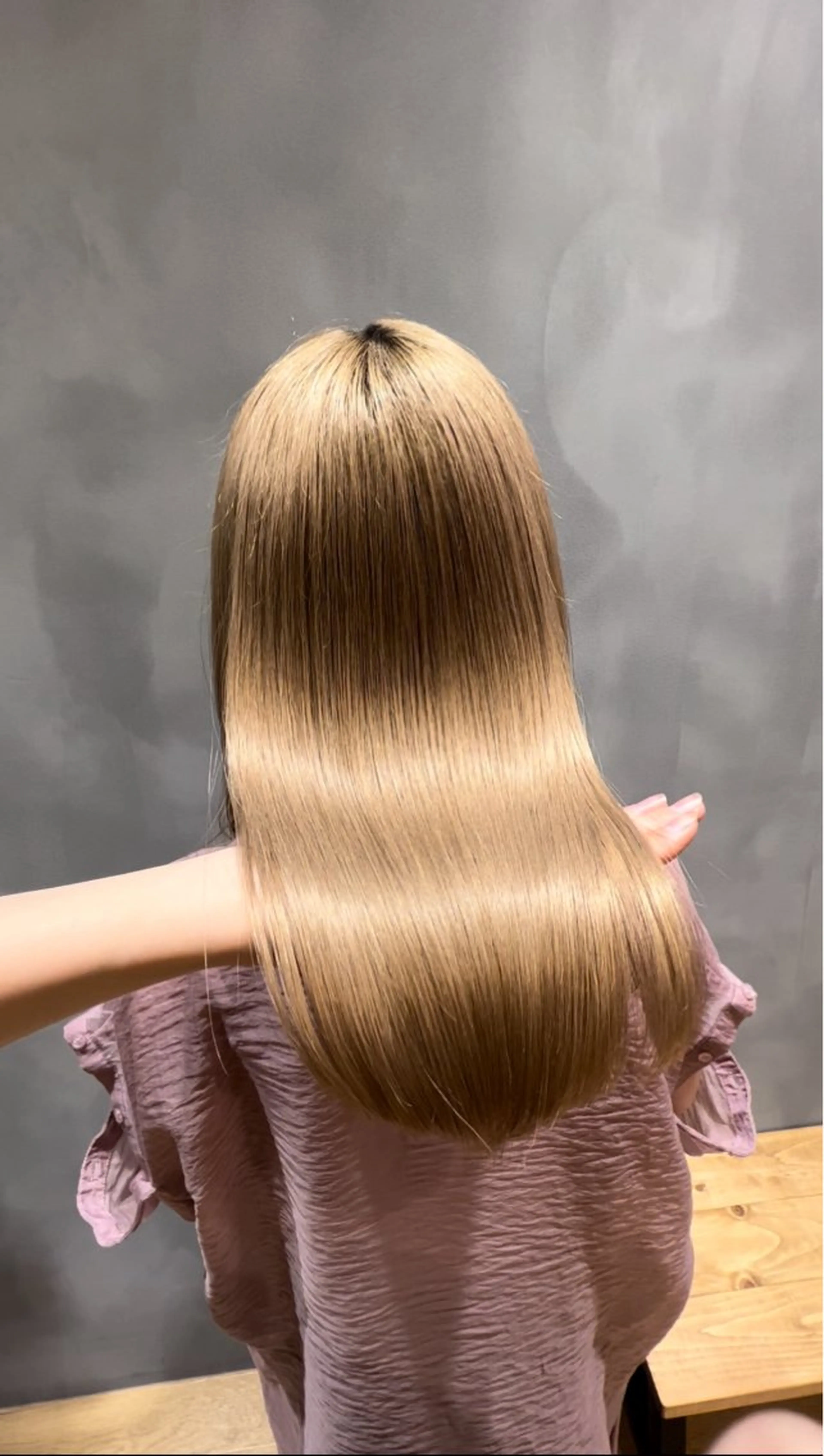 セミロング セミロングパーマ トリートメント 碓氷和叶 /カラーモデル募集中のヘアスタイル