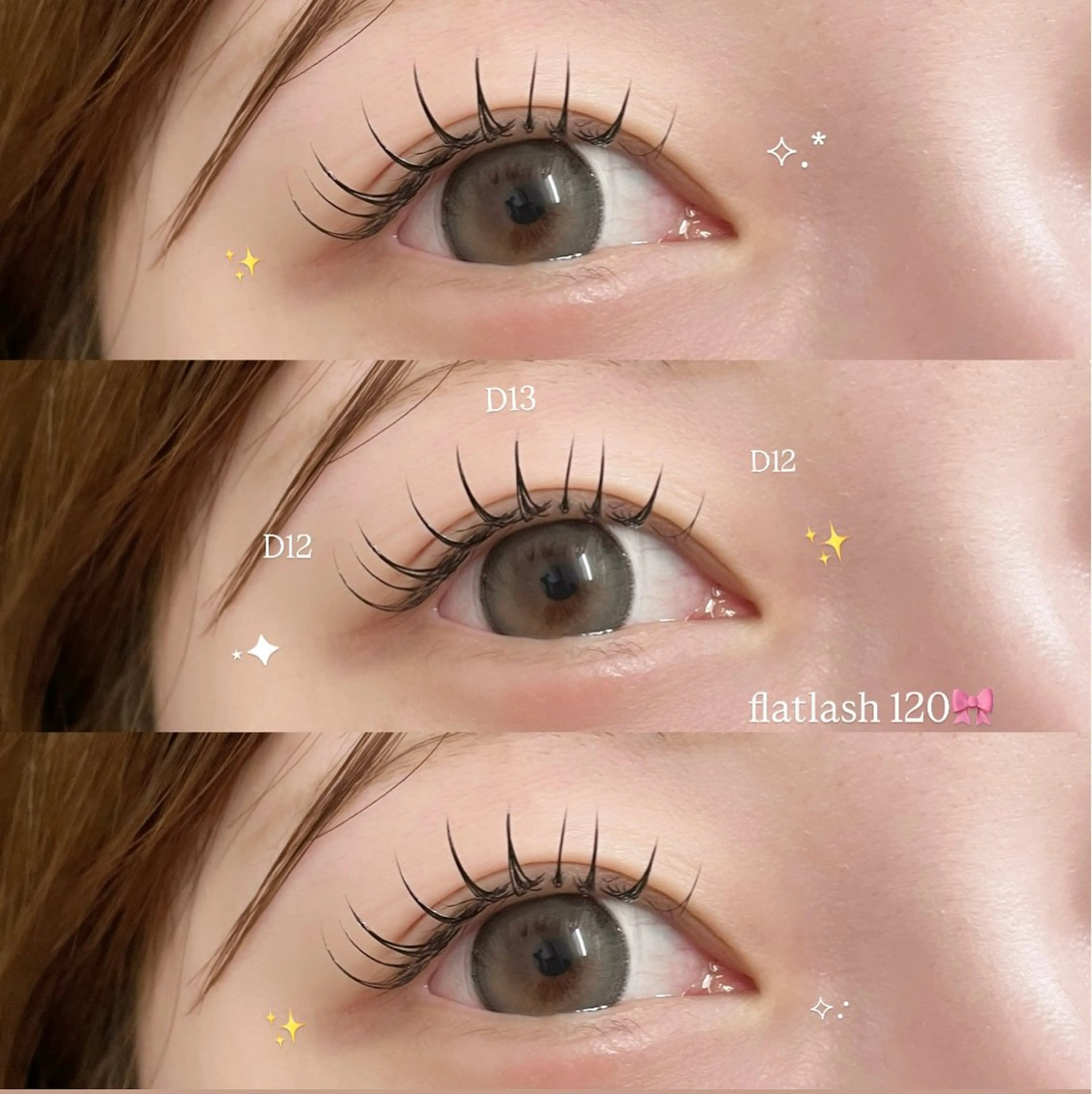 マツエク・マツパ マツエク Ren♡梅田┋束感 マツエク┋パリエクのマツエク・マツパデザイン