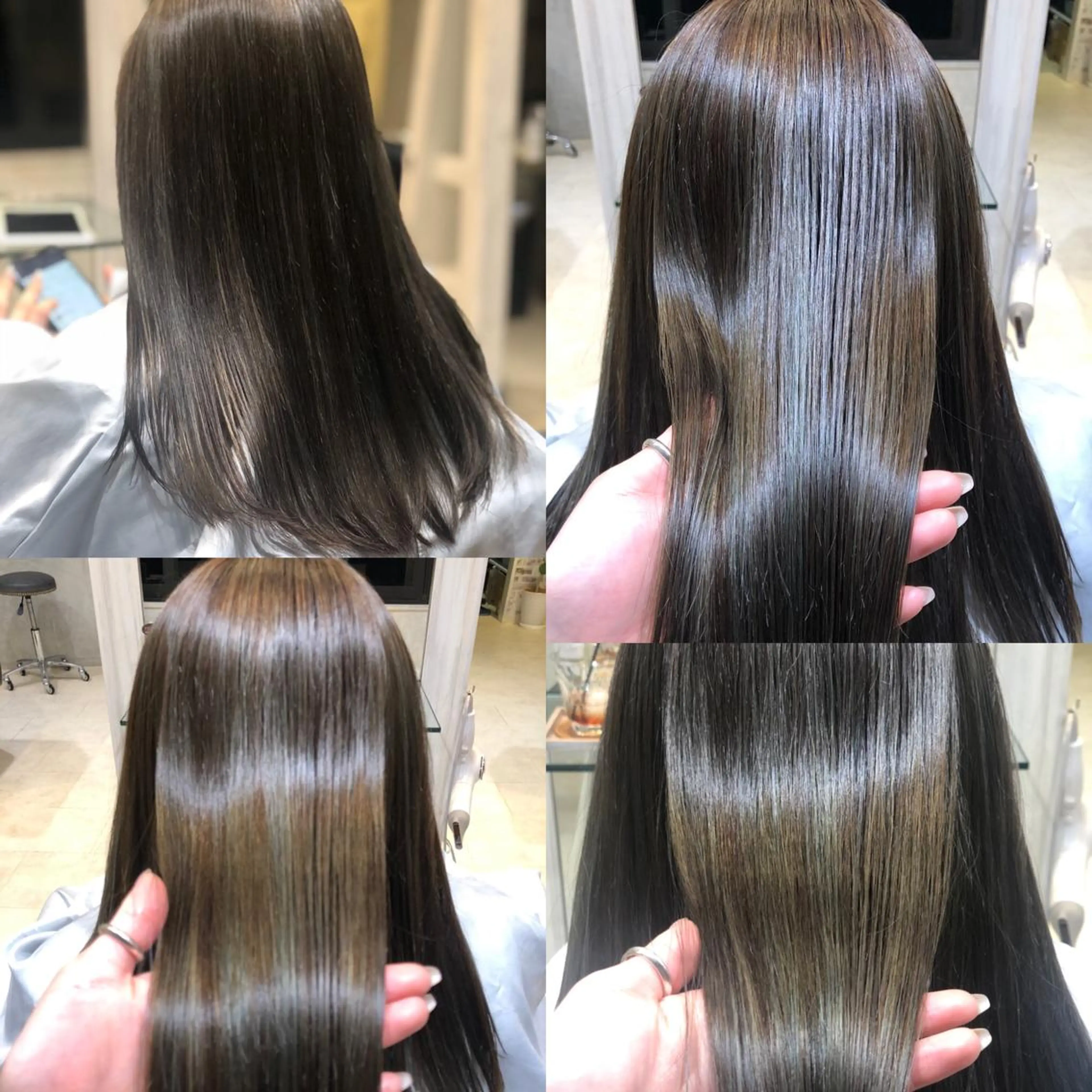 ✨縮毛矯正✨【BTストレート】丸みあるナチュラルストレート❣️💕ダメージレスで柔らかくあたる💇‍♀️✨の写真