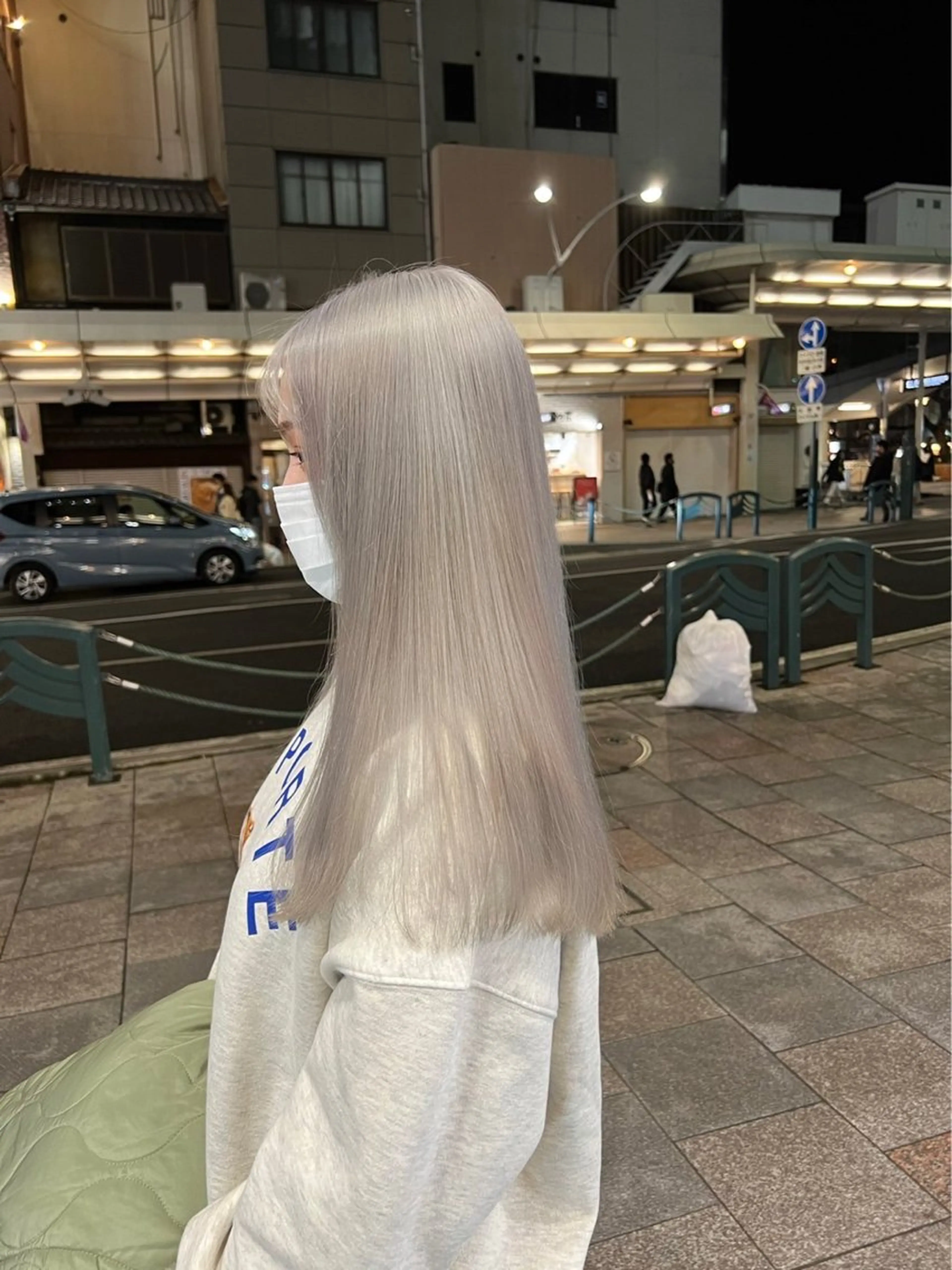 カラー ブリーチ ハイトーンカラー カット ヘアカラー Seleneコウキ ブリーチ/ハイトーンのヘアスタイル