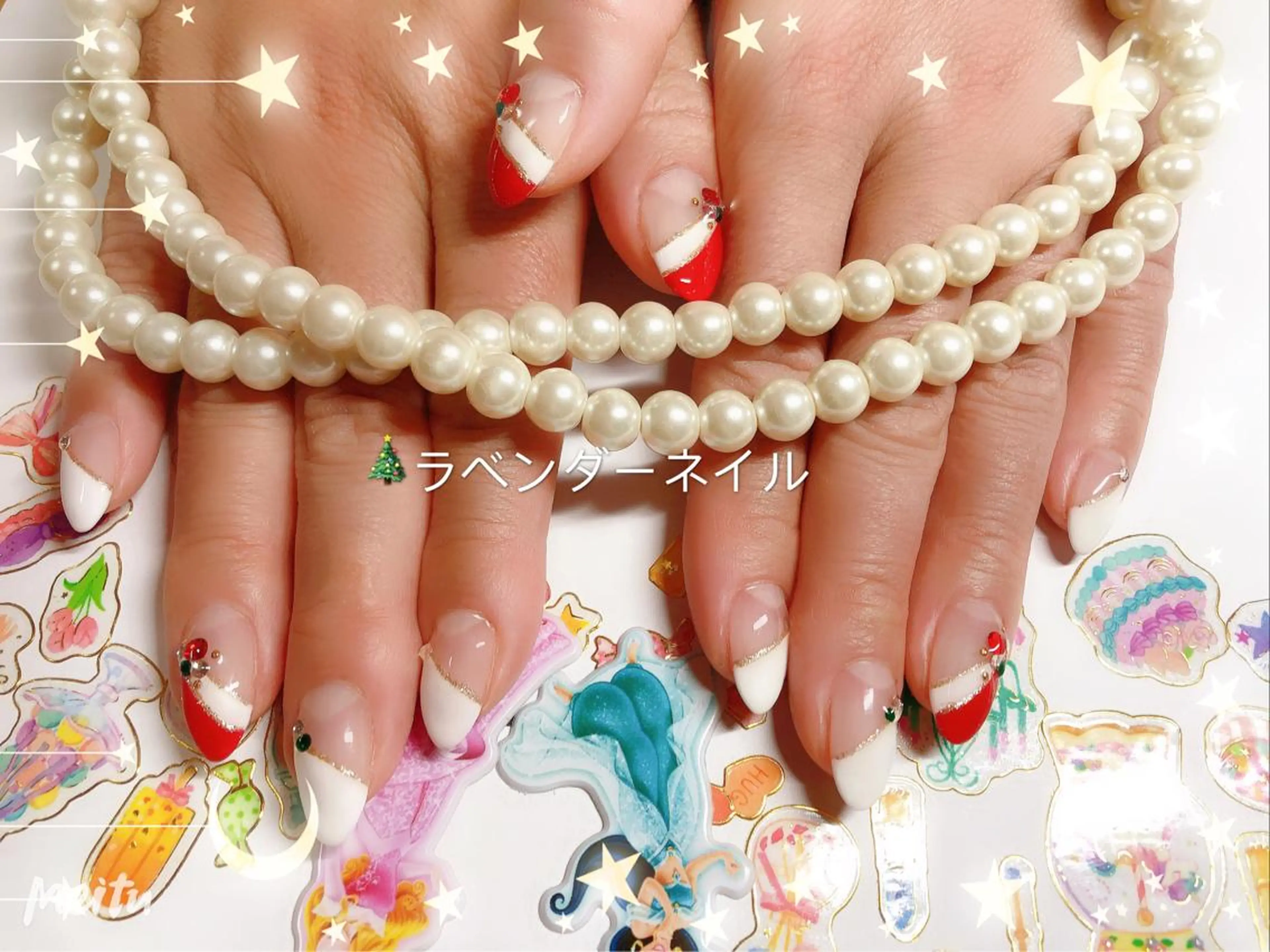 ネイル ラベンダー💖日暮里 ルル💖ネイルのネイルデザイン