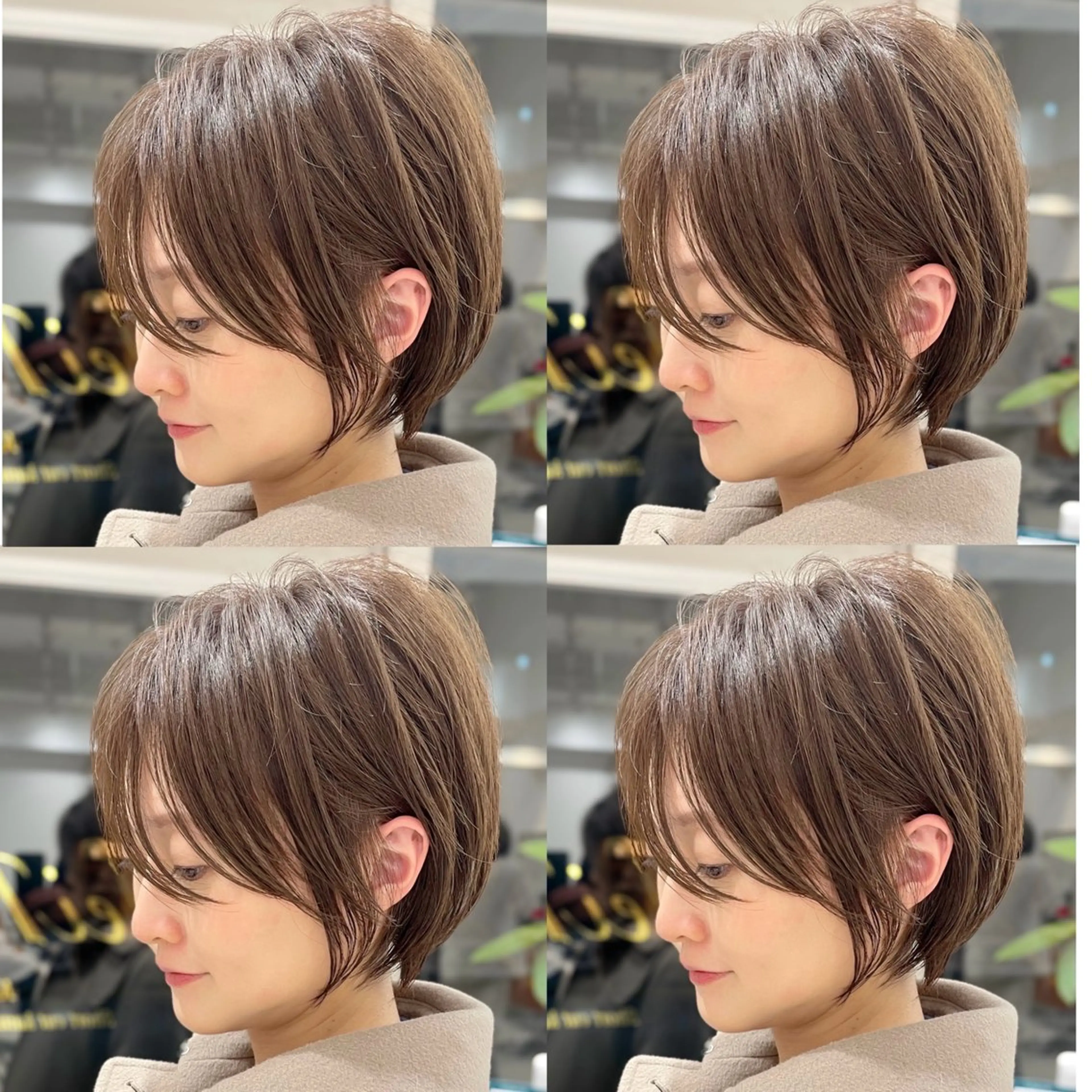 ショート カット ヘアカラー トリートメント イメチェンカット✂️ 錦糸町佐藤店長のヘアスタイル