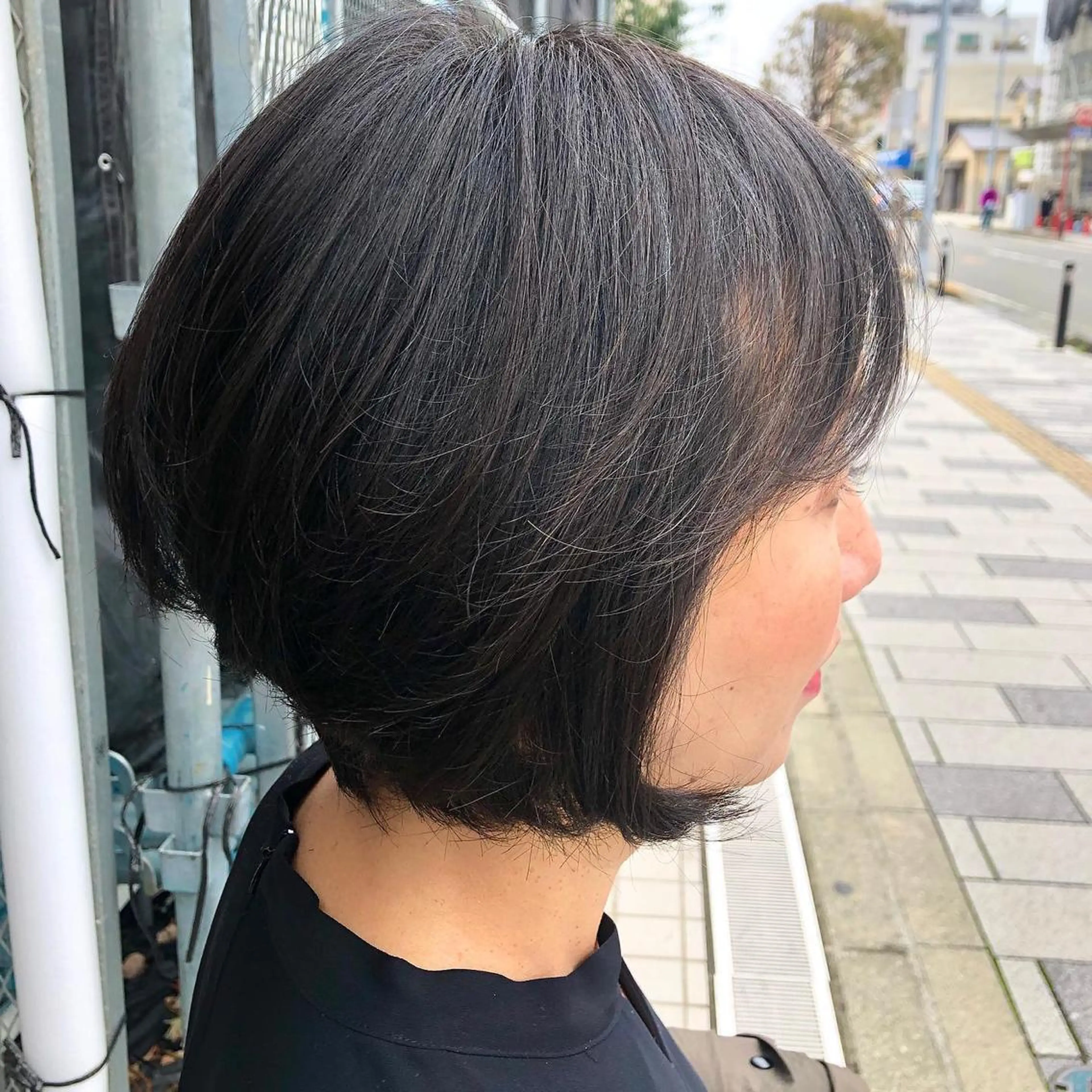 ショート うる艶レイヤーカット hinakoのヘアスタイル