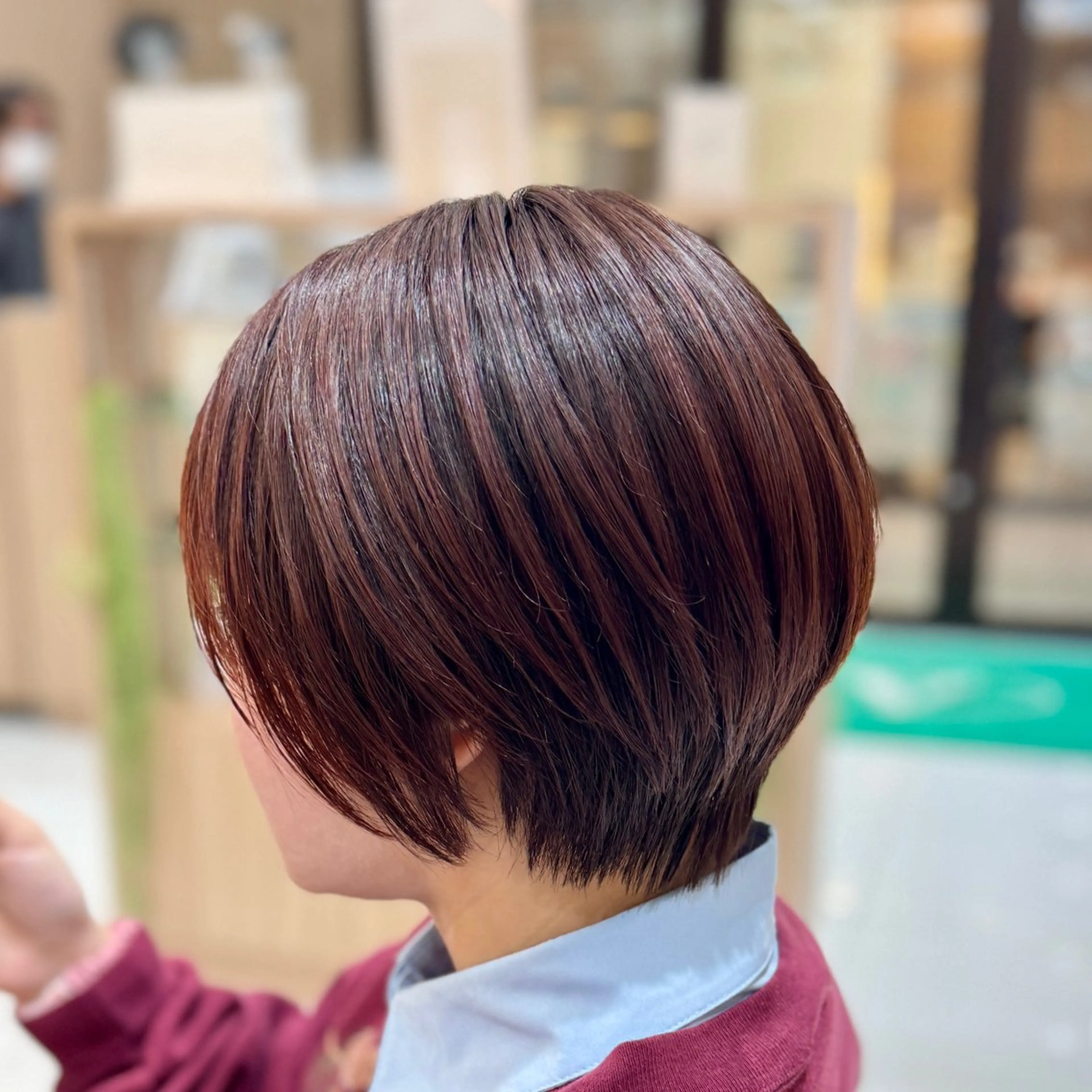 ショート カラー カット ヘアカラー トリートメント レディースショート✨ 又吉のヘアスタイル