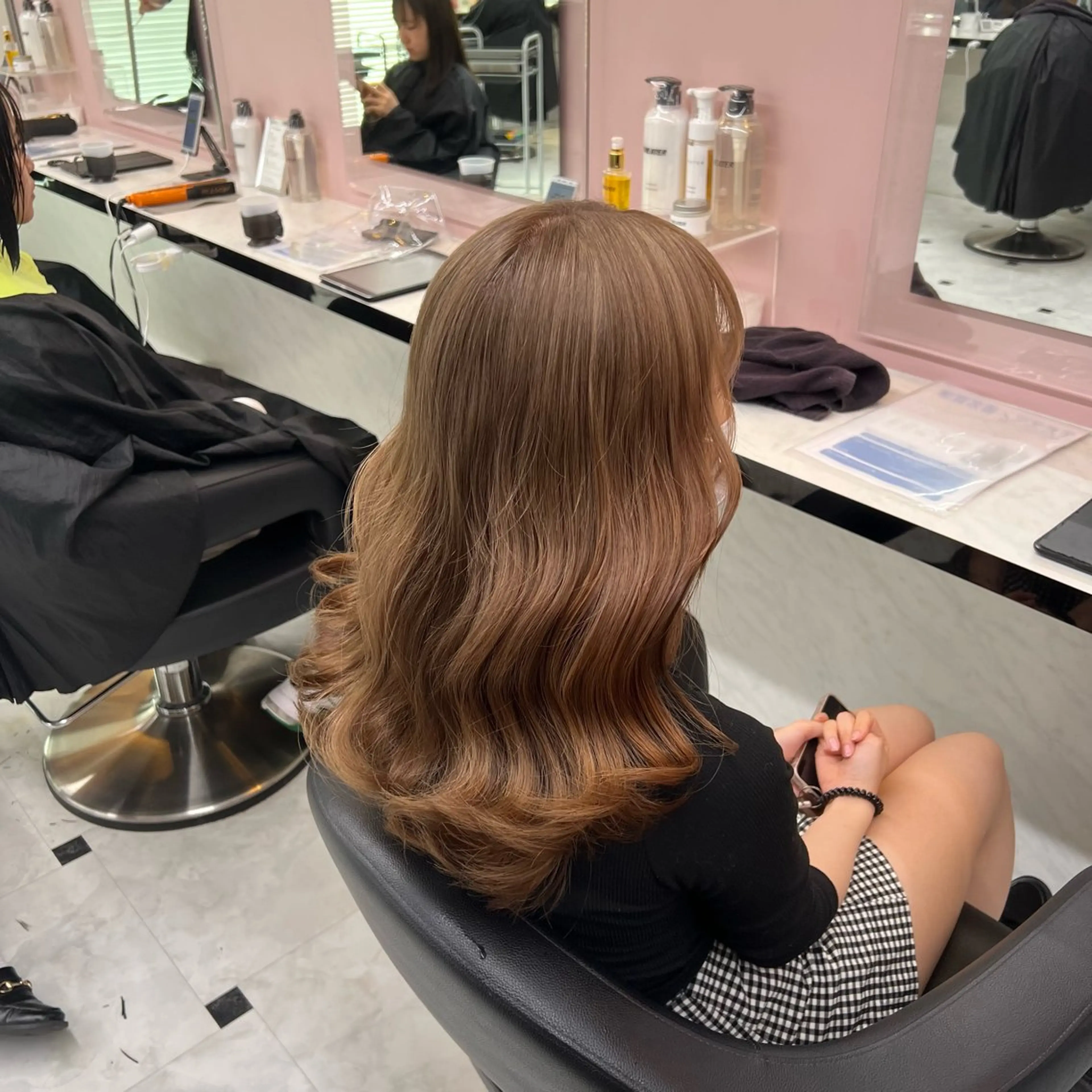 カラー 愛され暖色♥️モテ 艶髪♥️りなのヘアスタイル