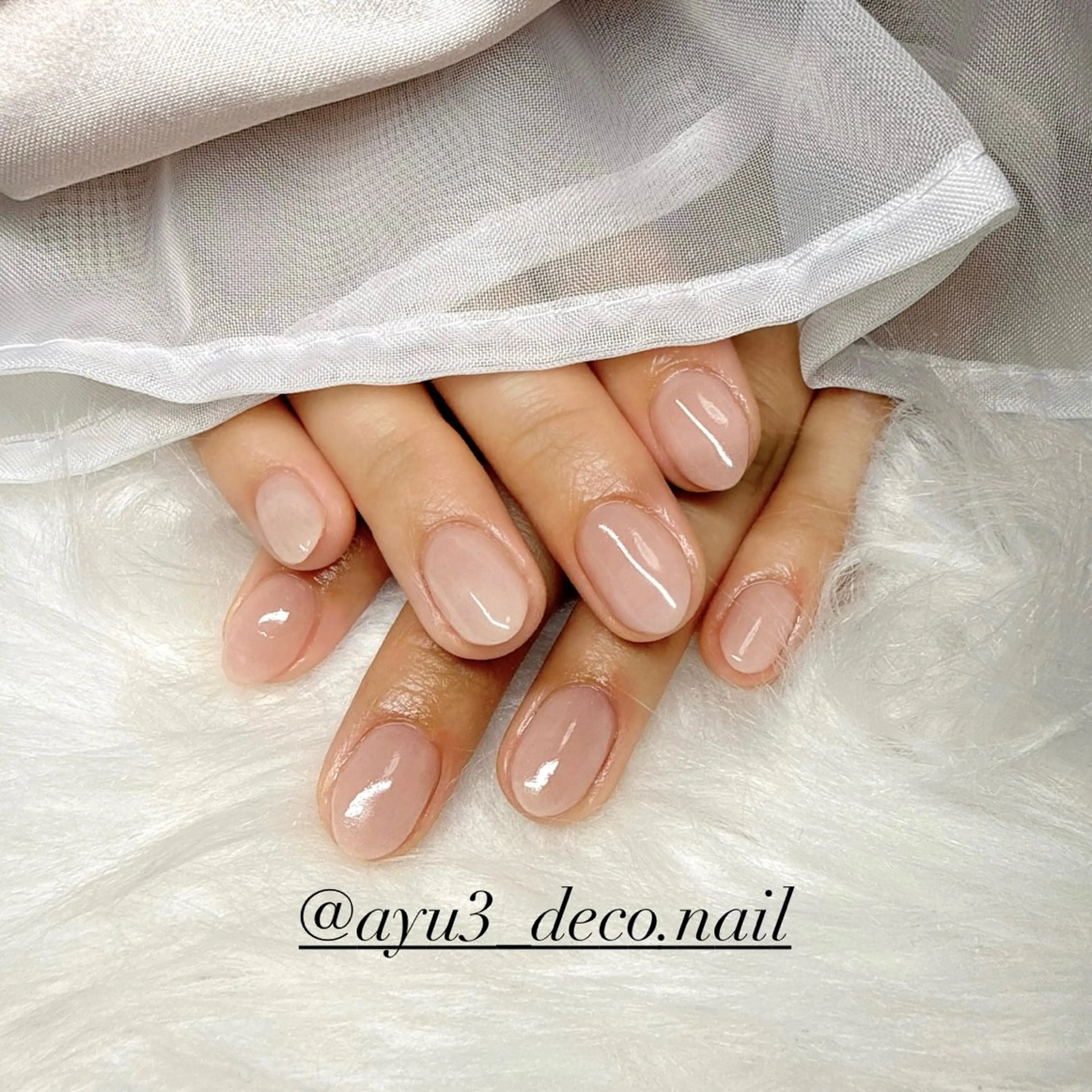 ネイル オフィスネイル 大橋 歩美のネイルデザイン