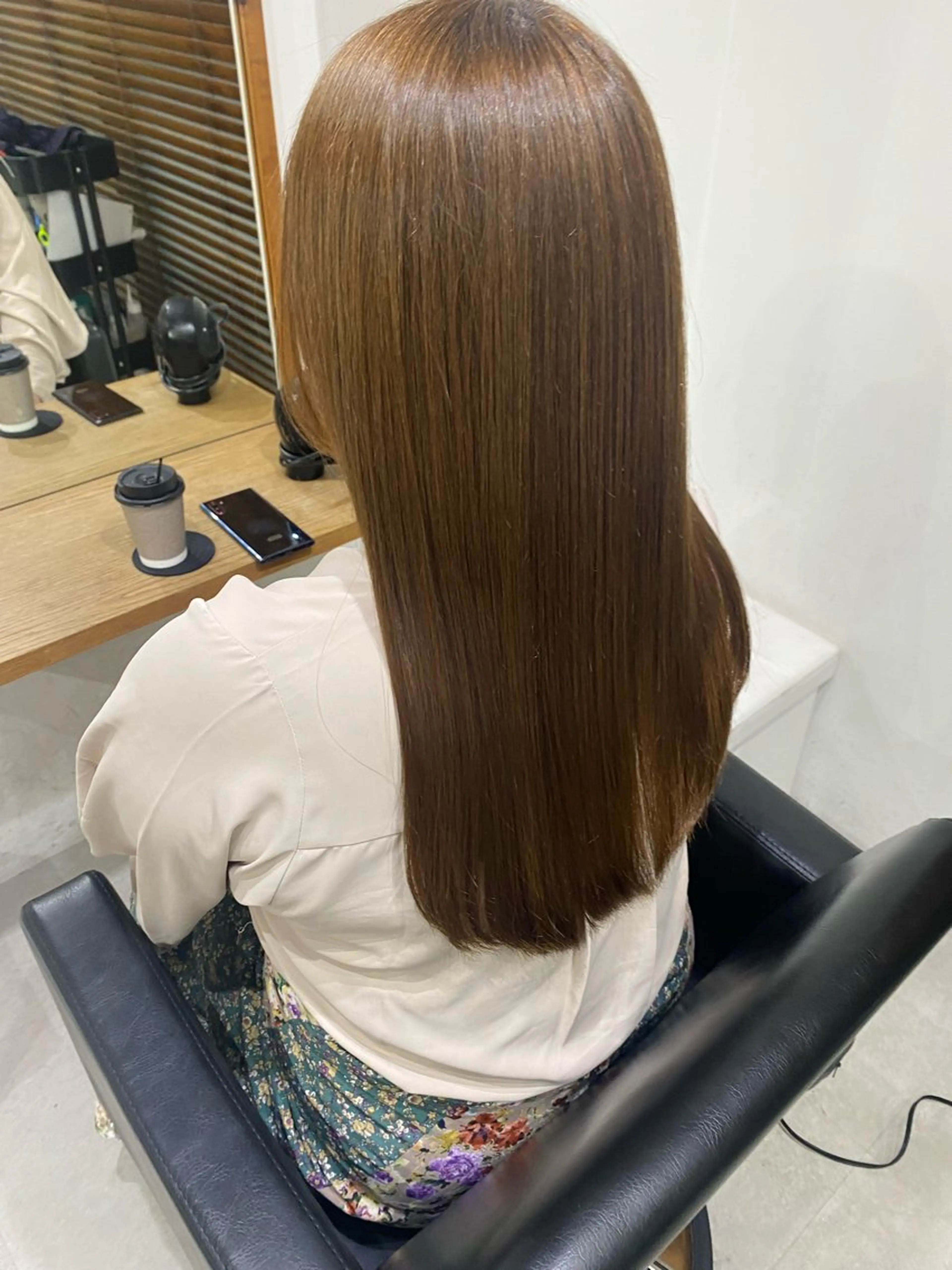 ロング 銀座⚜️【脱白髪染め 美髪矯正】トグチのヘアスタイル