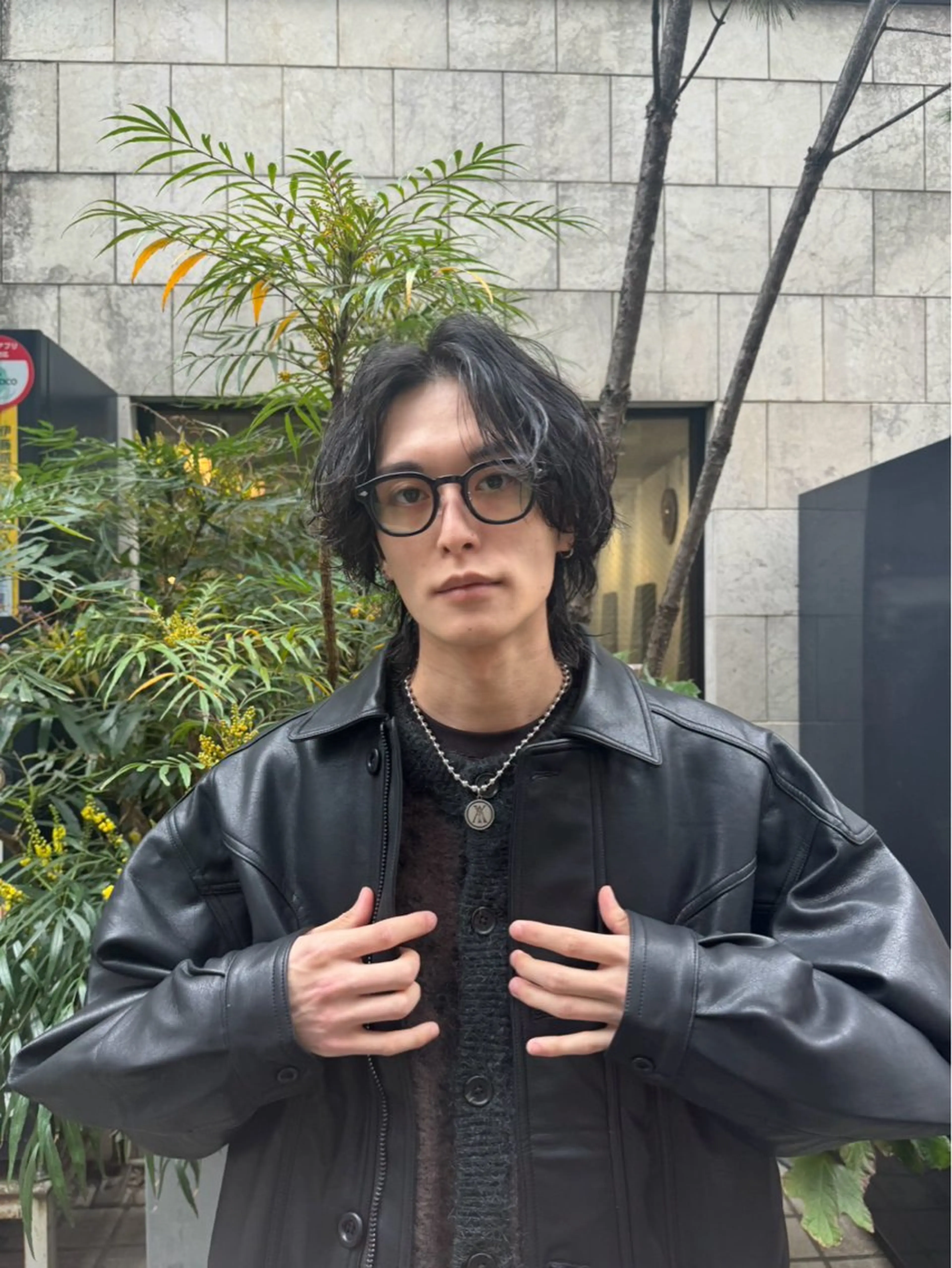 カラー パーマ メンズ カット ヘアカラー パーマ トリートメント ヘアセット 新宿/韓国ヘア/ 髪質改善ストレートのヘアスタイル