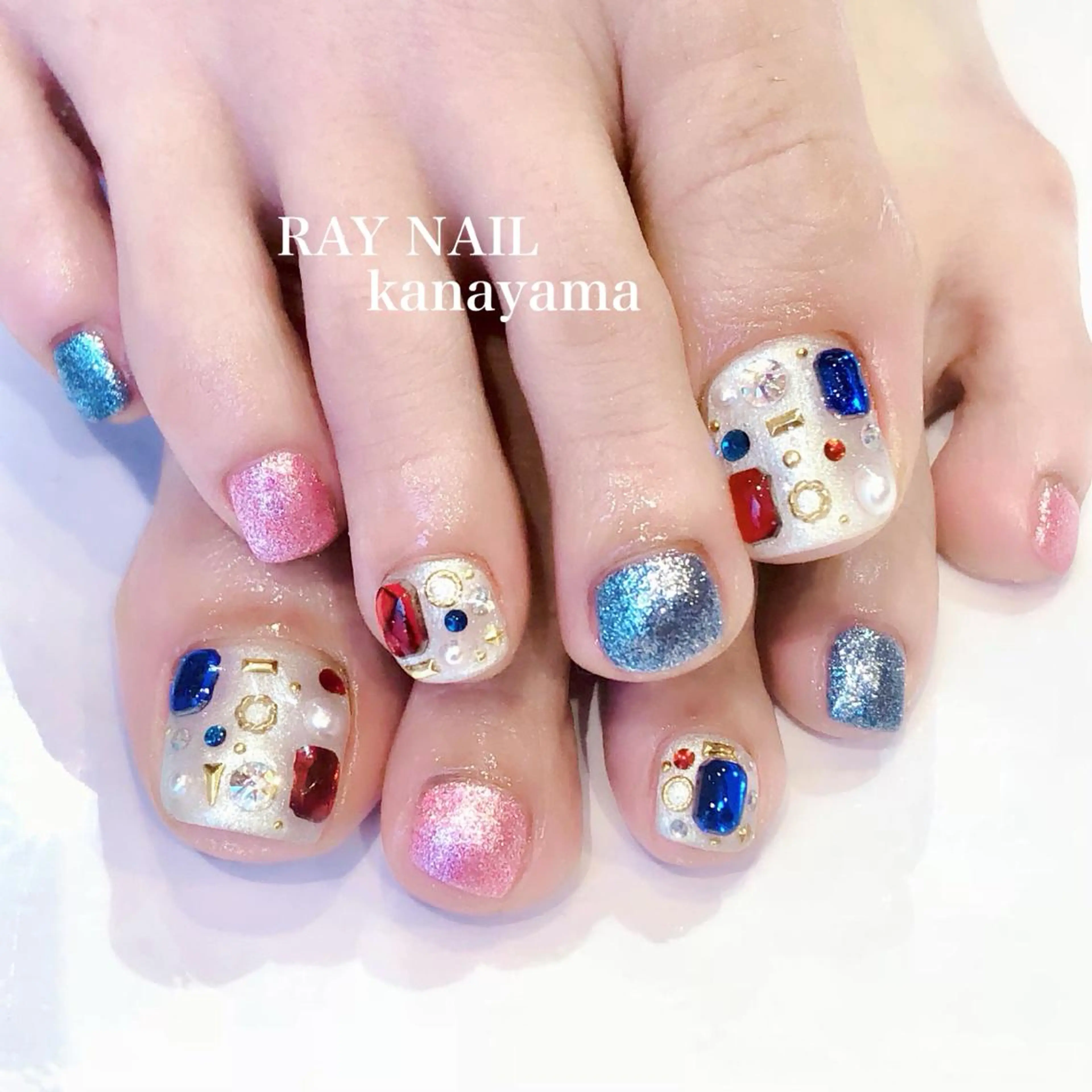 ネイル フットネイル フットネイル Arowa 伊田のネイルデザイン