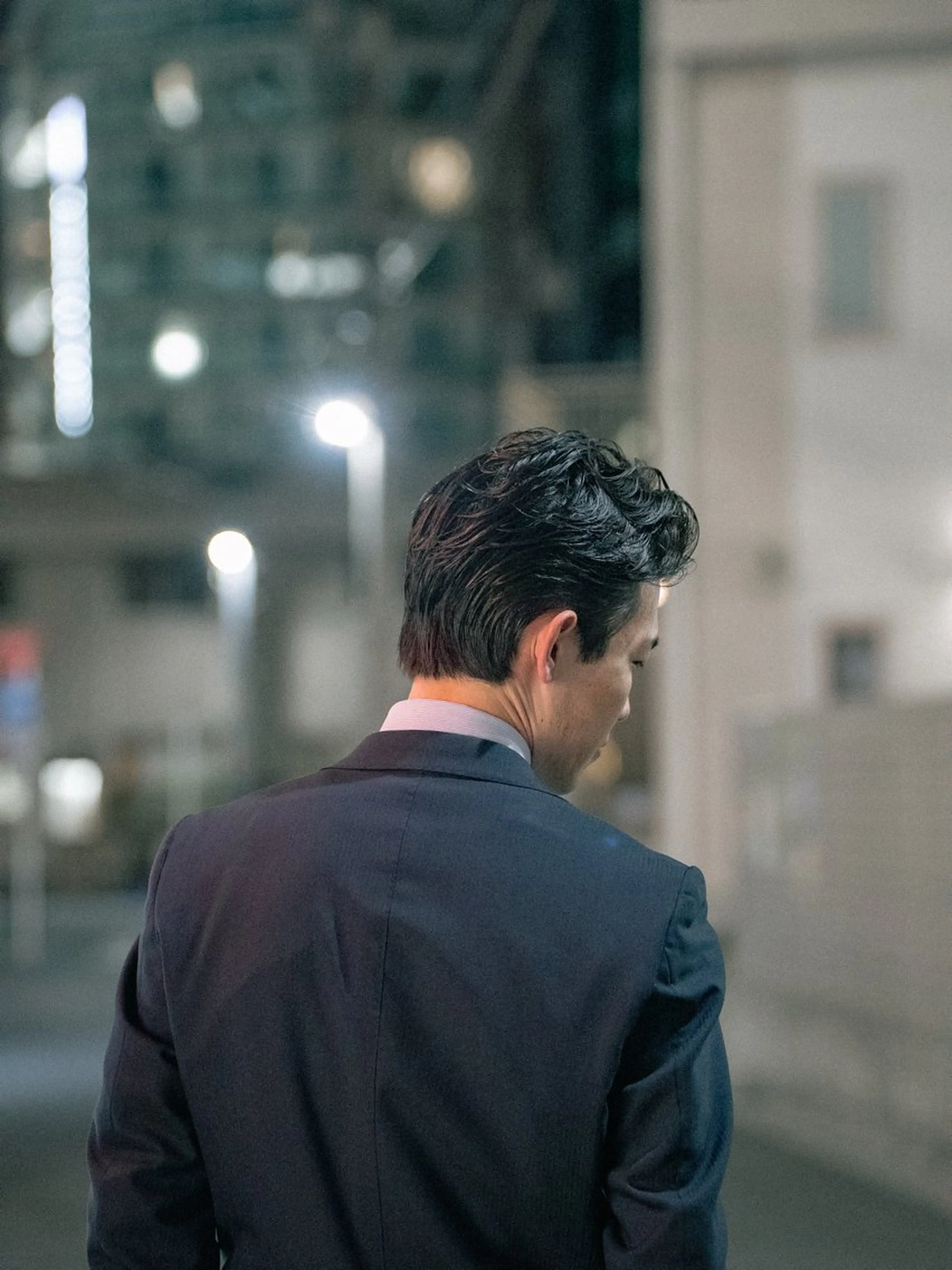 ショート カラー パーマ メンズ オールバック ショートヘア カット パーマ 🔗メンズサロン🔗 Kieのヘアスタイル