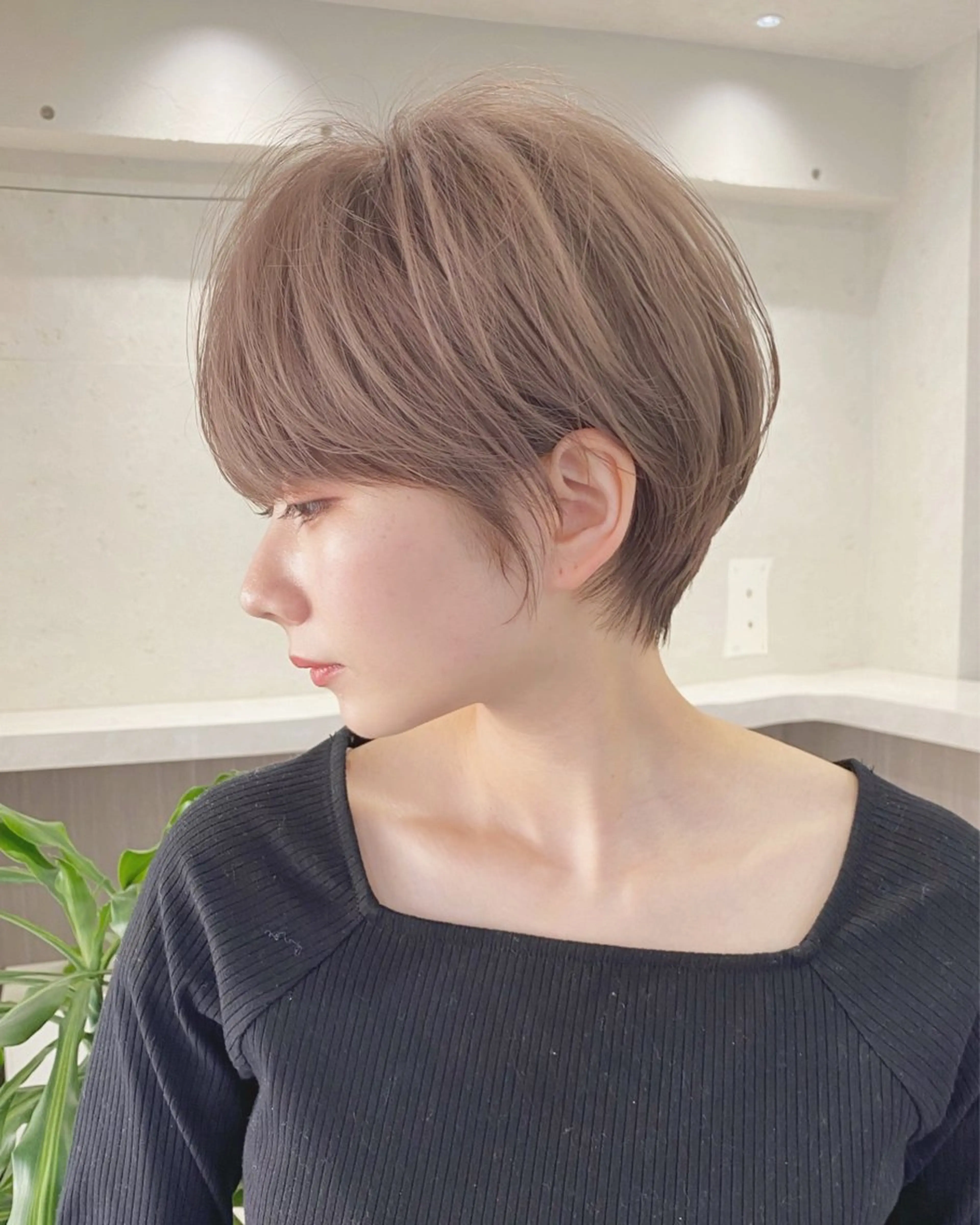 ショート カラー パーマ ショートヘア 山下 永次のヘアスタイル