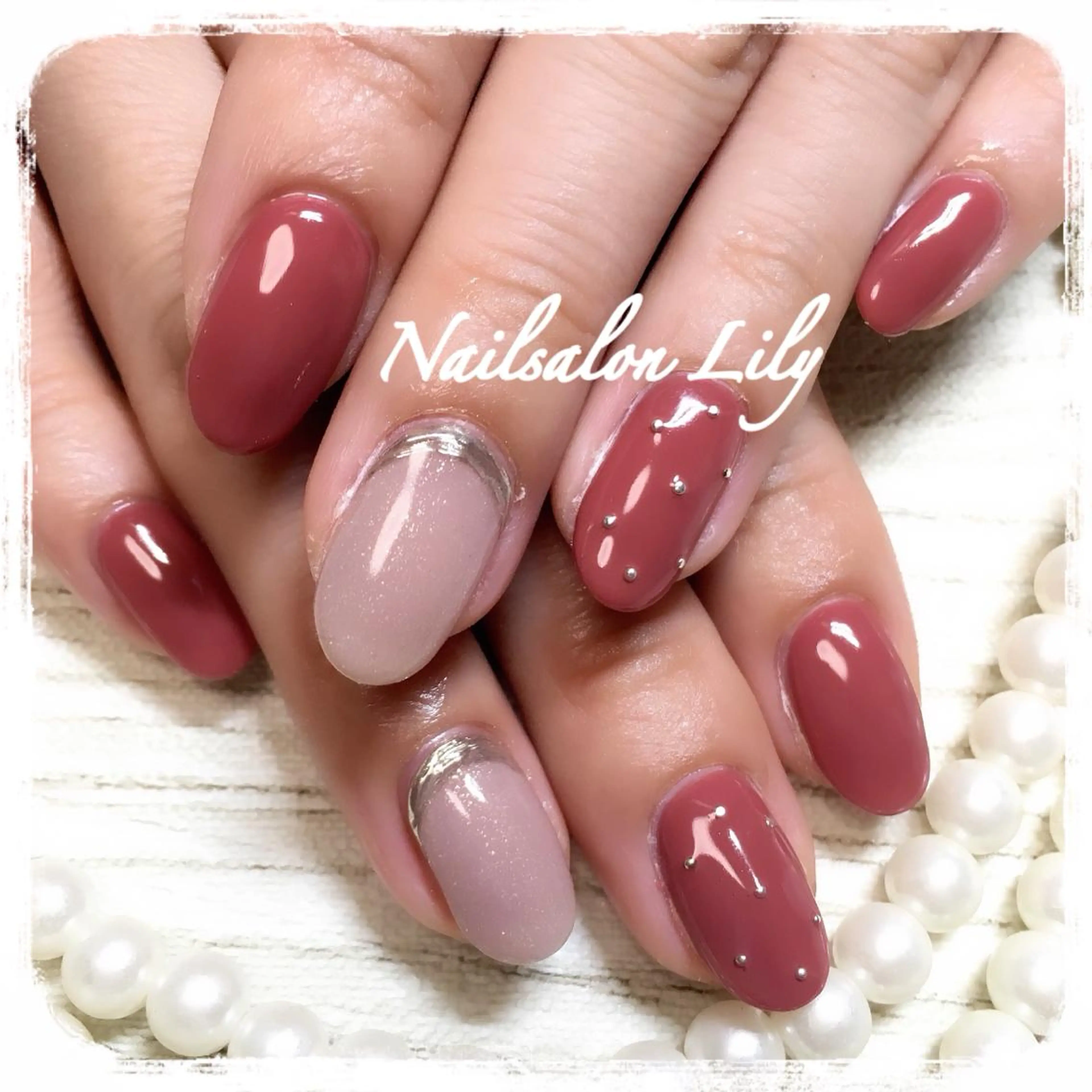 ネイル シンプルネイル Nailsalon Lilyのネイルデザイン