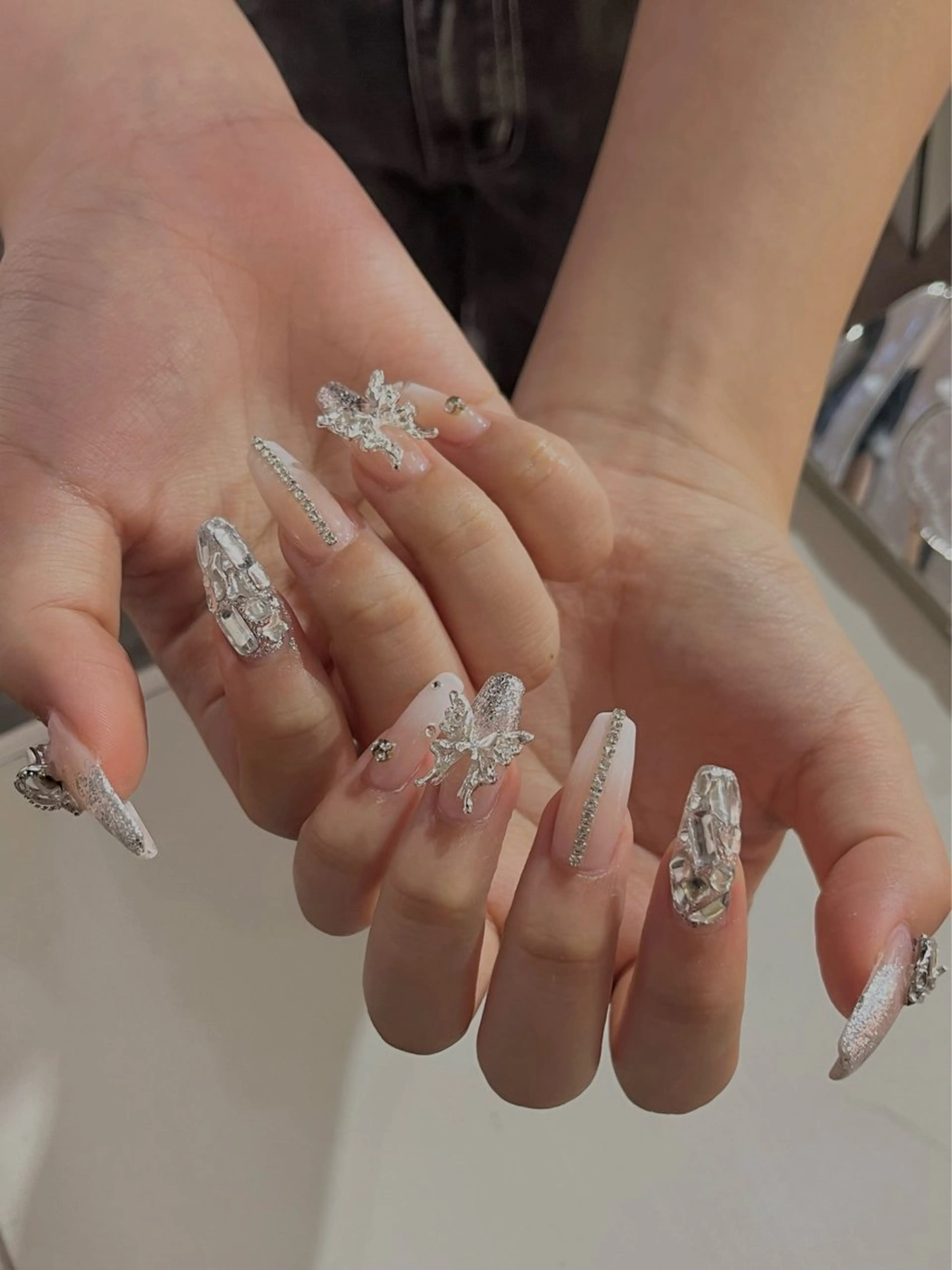 ネイル ハンドネイル D.d Haruka /y2k/持ち込みのネイルデザイン