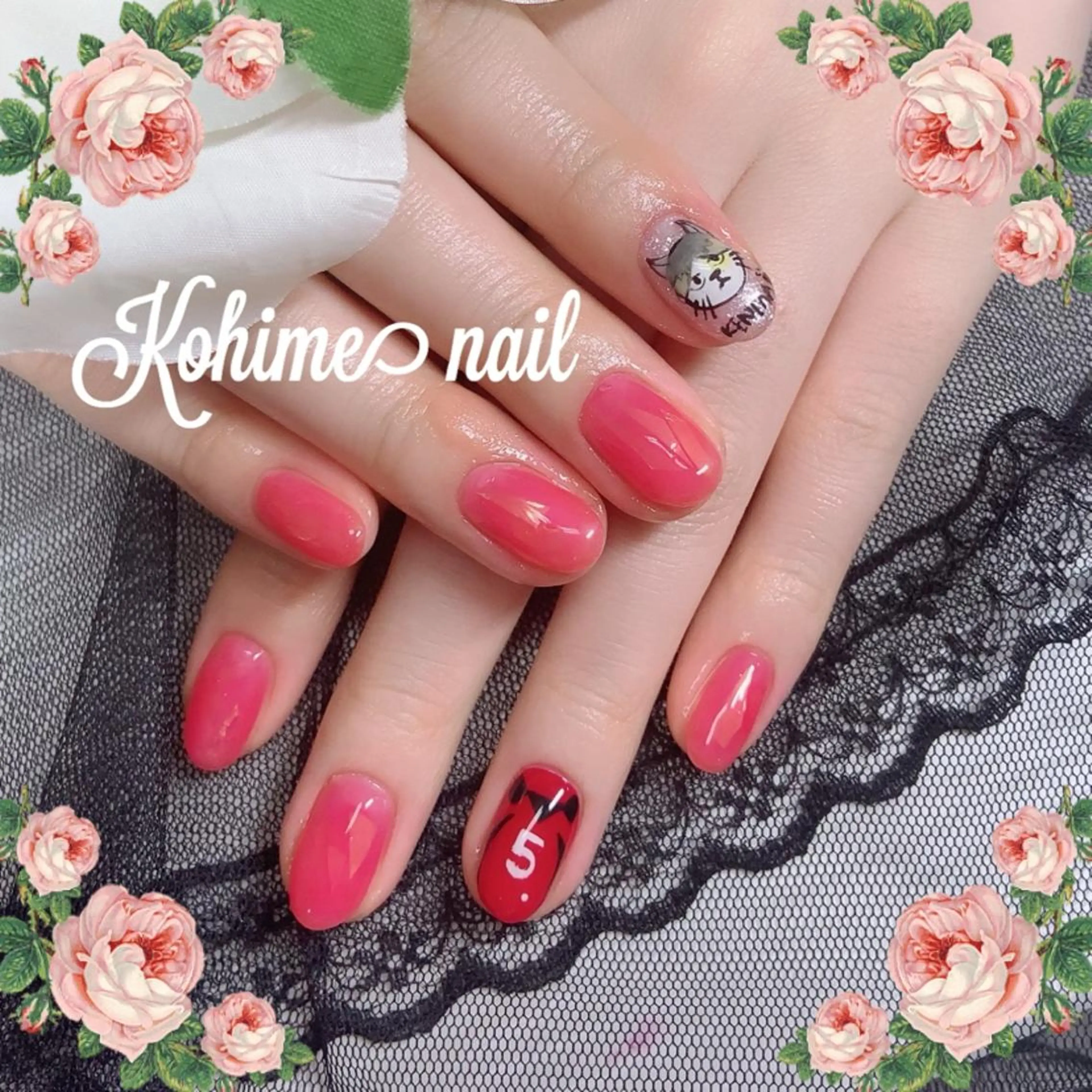 ワンカラー☆ネイルケア形整えみがき仕上げ無料☆(夜間料金なし)の写真