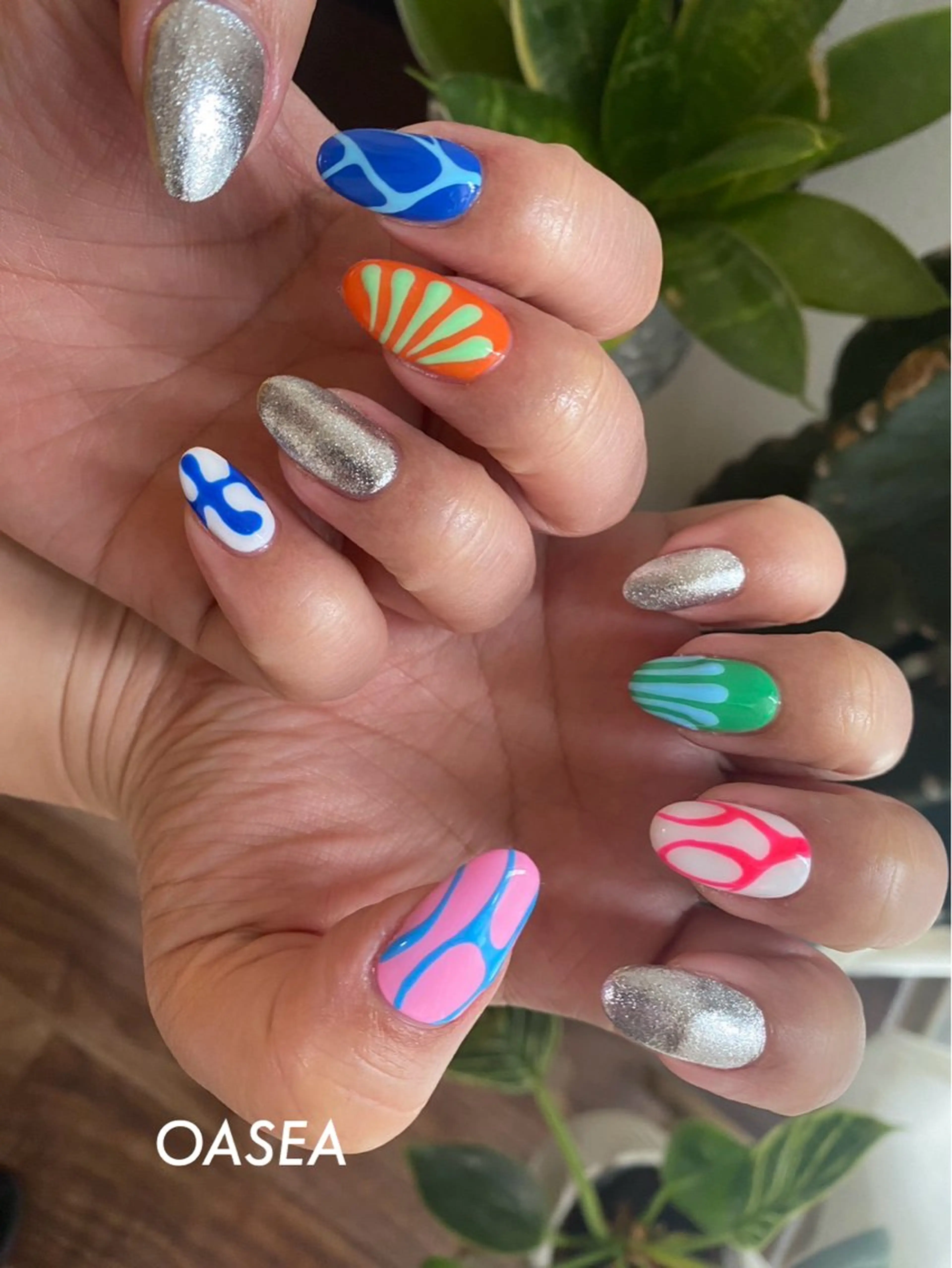 ネイル ハンドネイル 🌞💜 KAORI 🌴のネイルデザイン