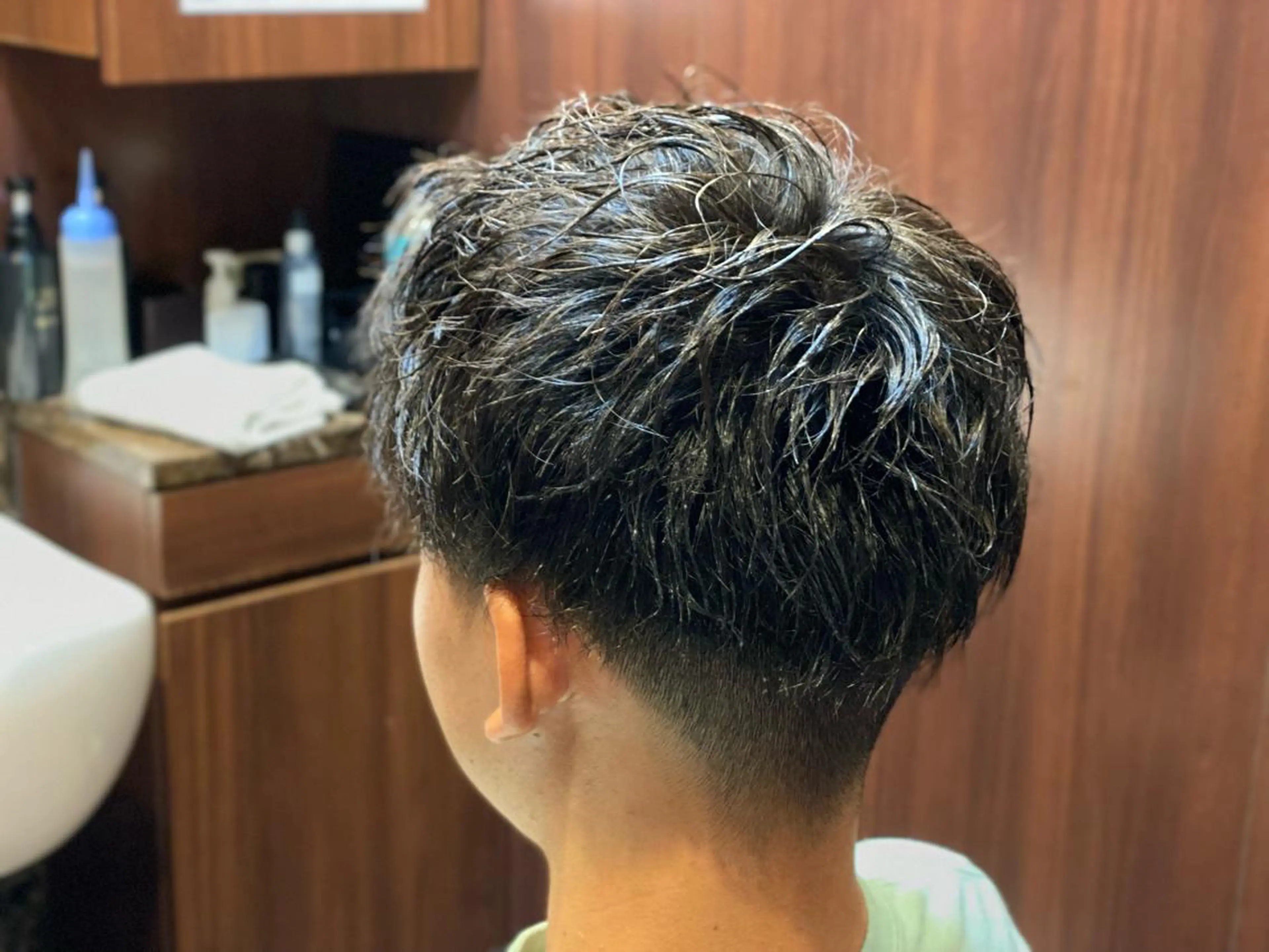 ショート メンズ 浅見 天翔のヘアスタイル