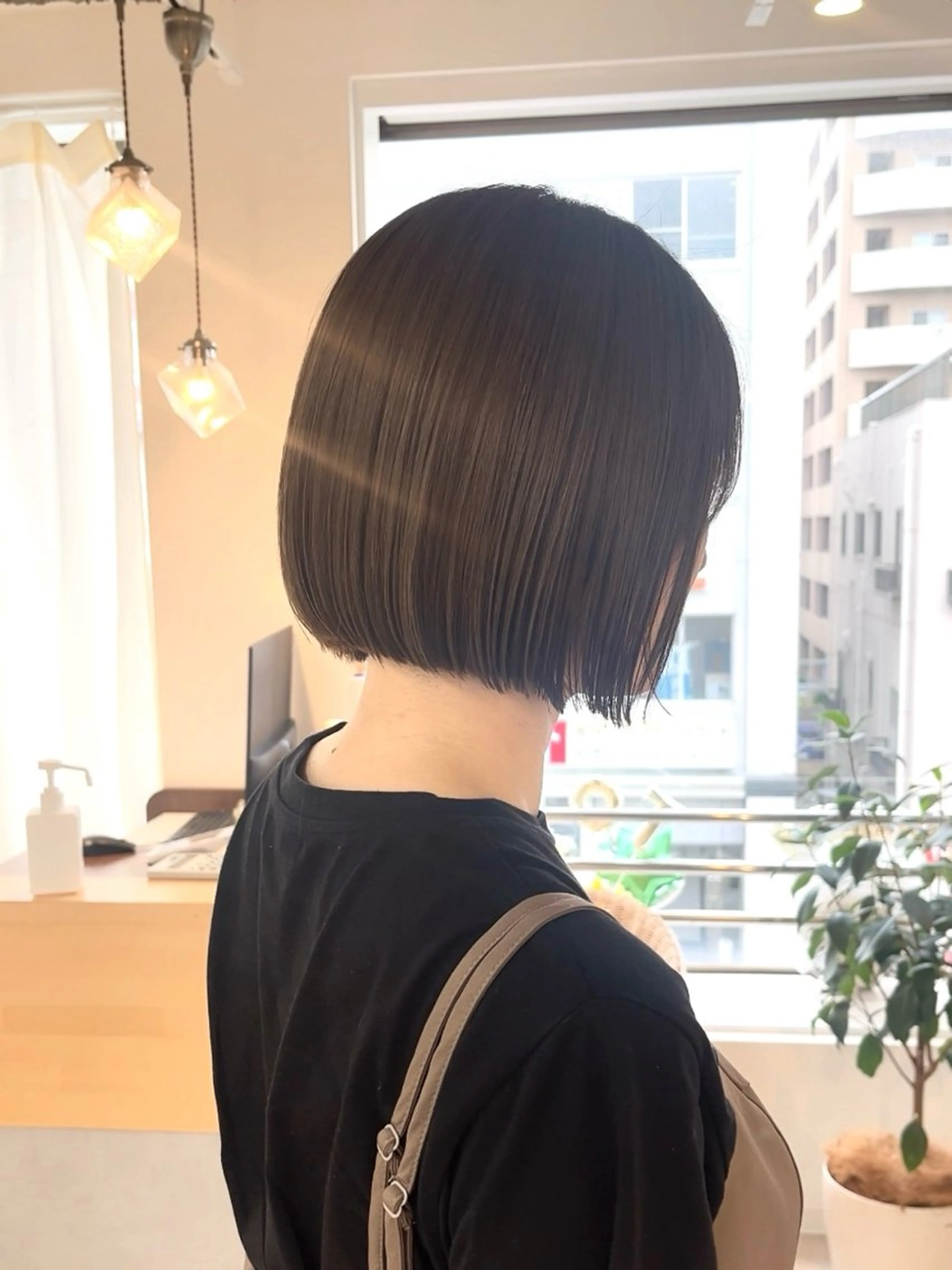 前髪カット＋カラー＋クイックトリートメントの写真