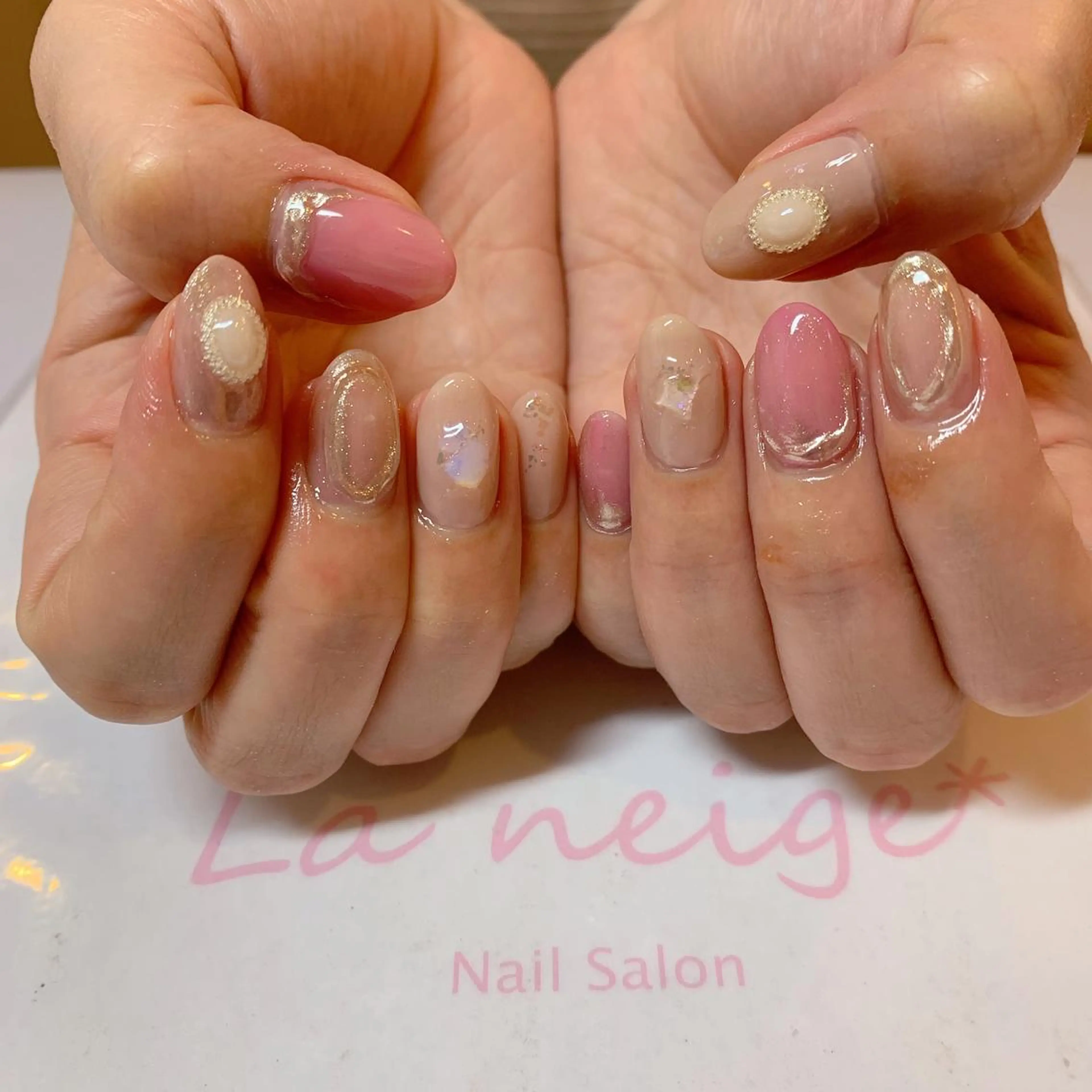 ネイル La neige* yuki 🥯🍑のネイルデザイン