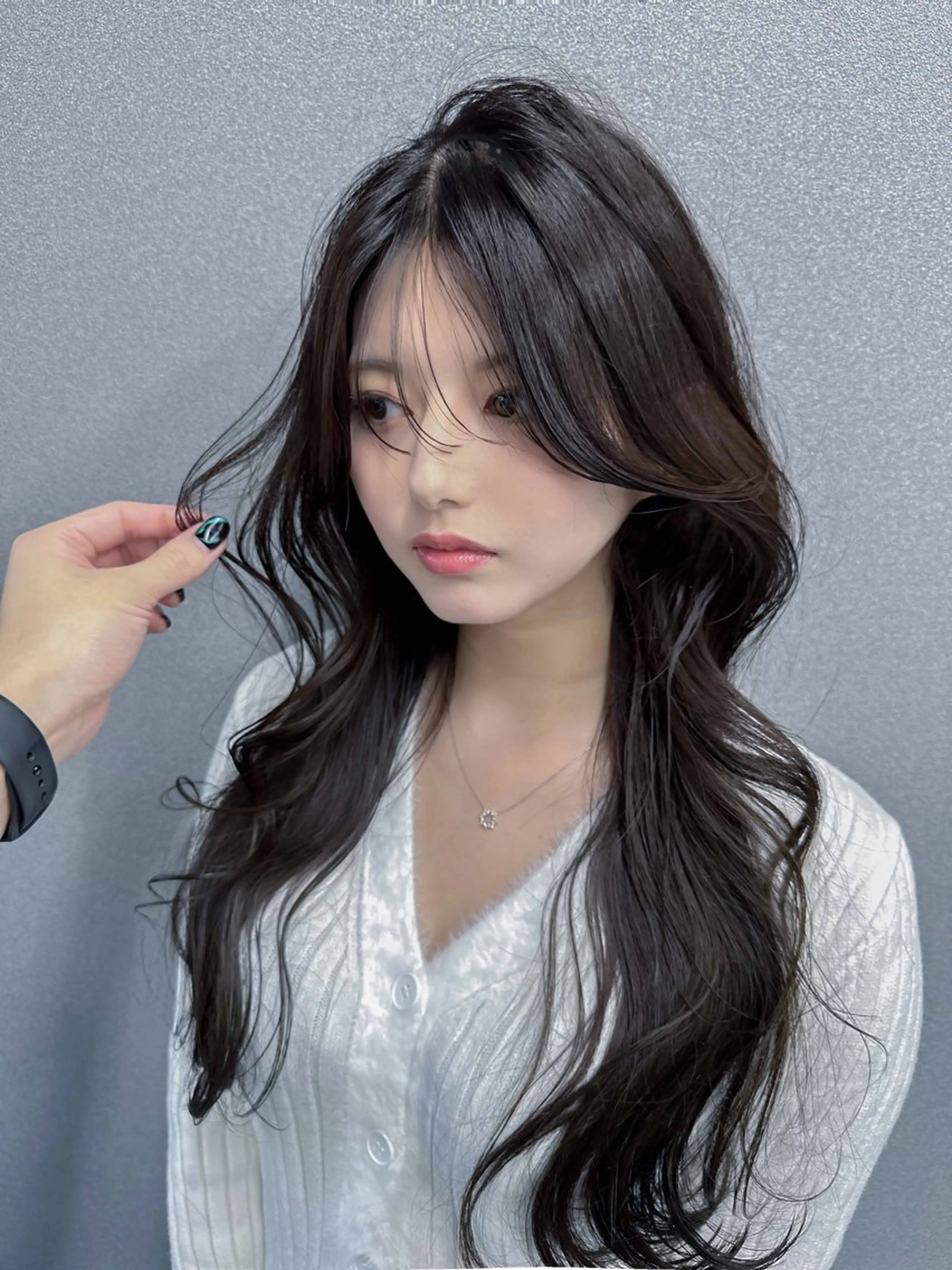 ロング カラー ブラウンカラー ヨシンモリ ロング カット ヘアカラー 💫モテ髪顔周り💫 塚　優貴のヘアスタイル