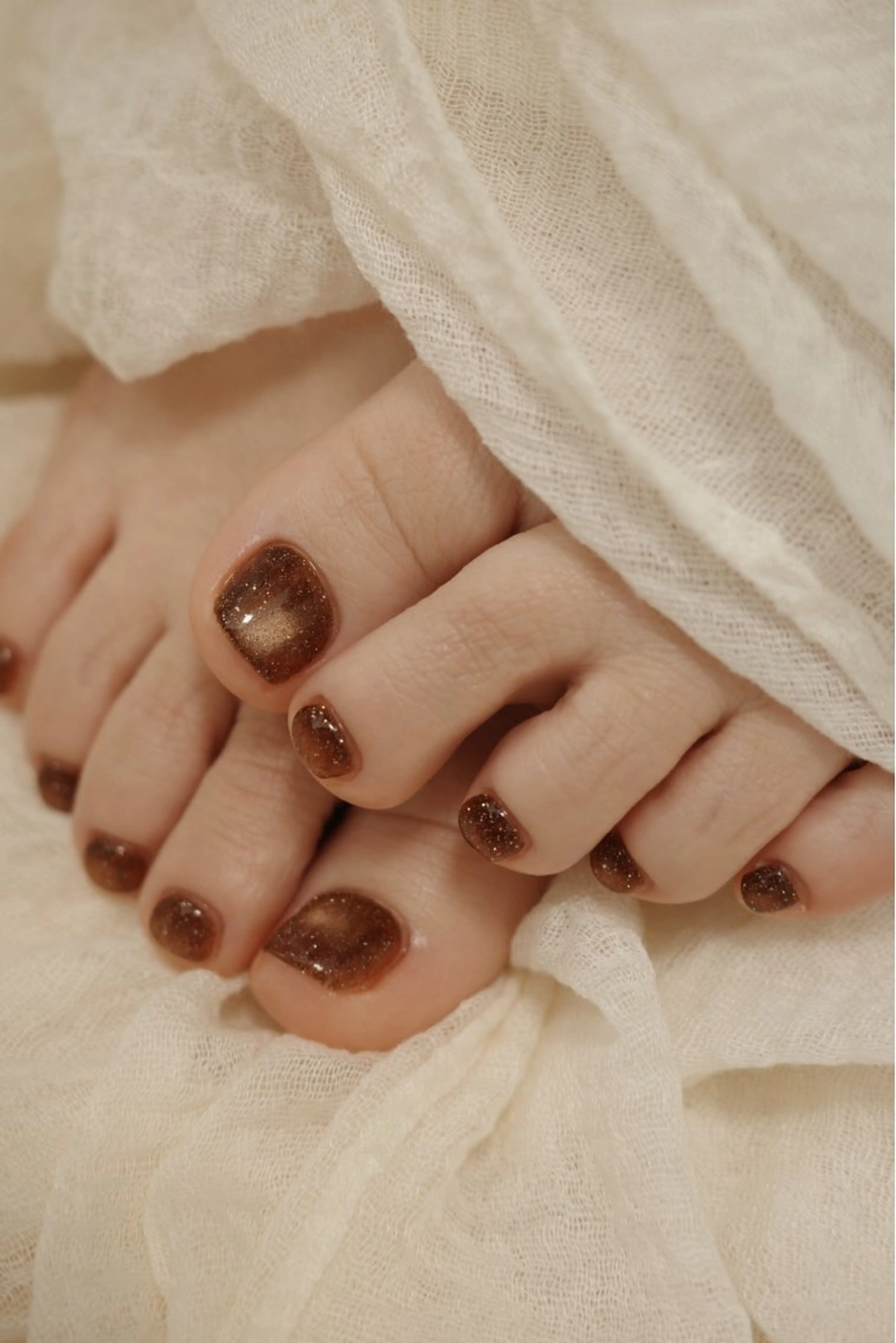 【新規/再来8週間以内の方】フットネイル／マグネットorフラッシュ(オフあり)の写真