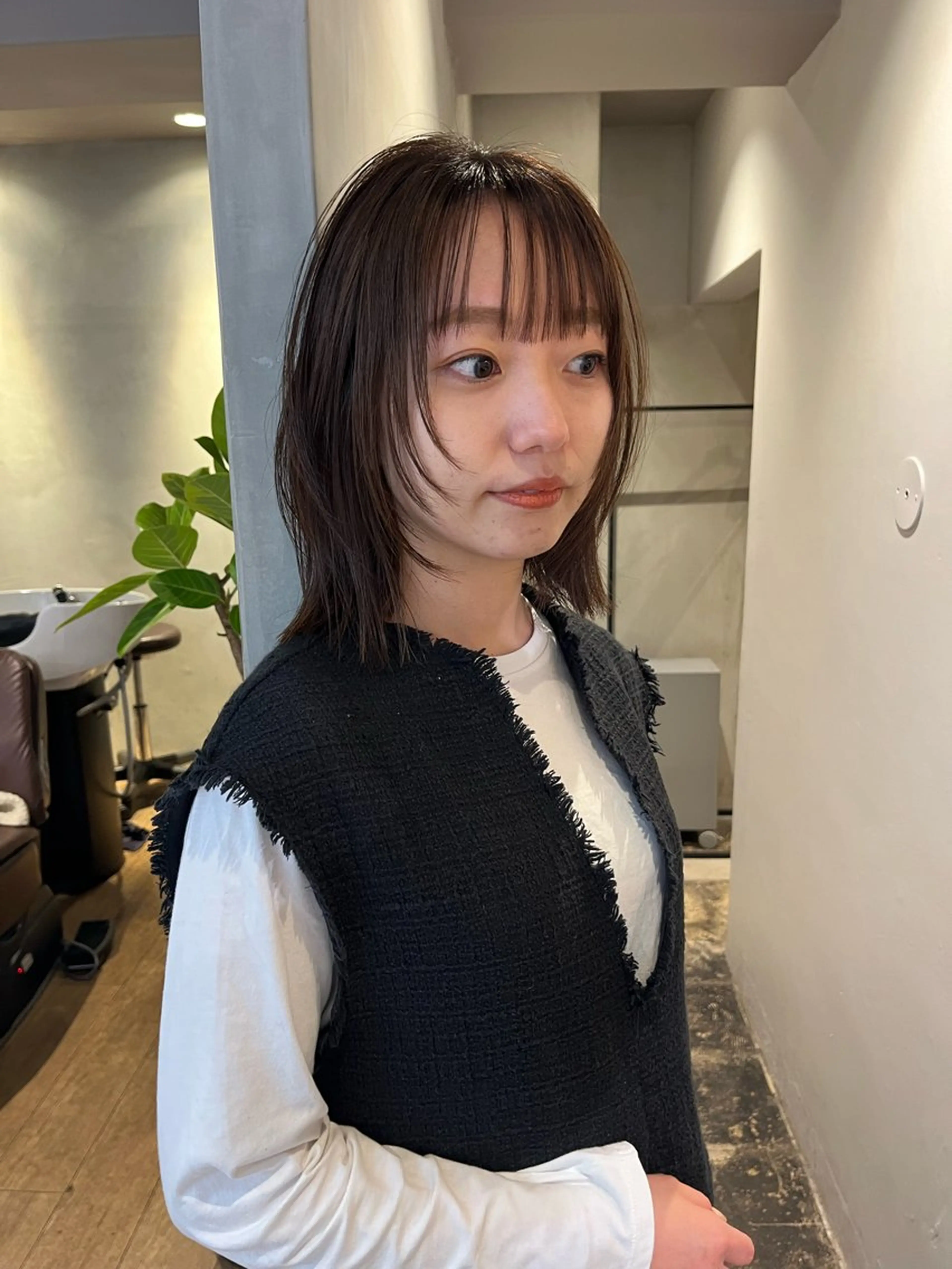 ミディアム カラー ロエ平尾山荘所属・ショート/ハイライト /平尾/薬院/綜一郎のヘアスタイル