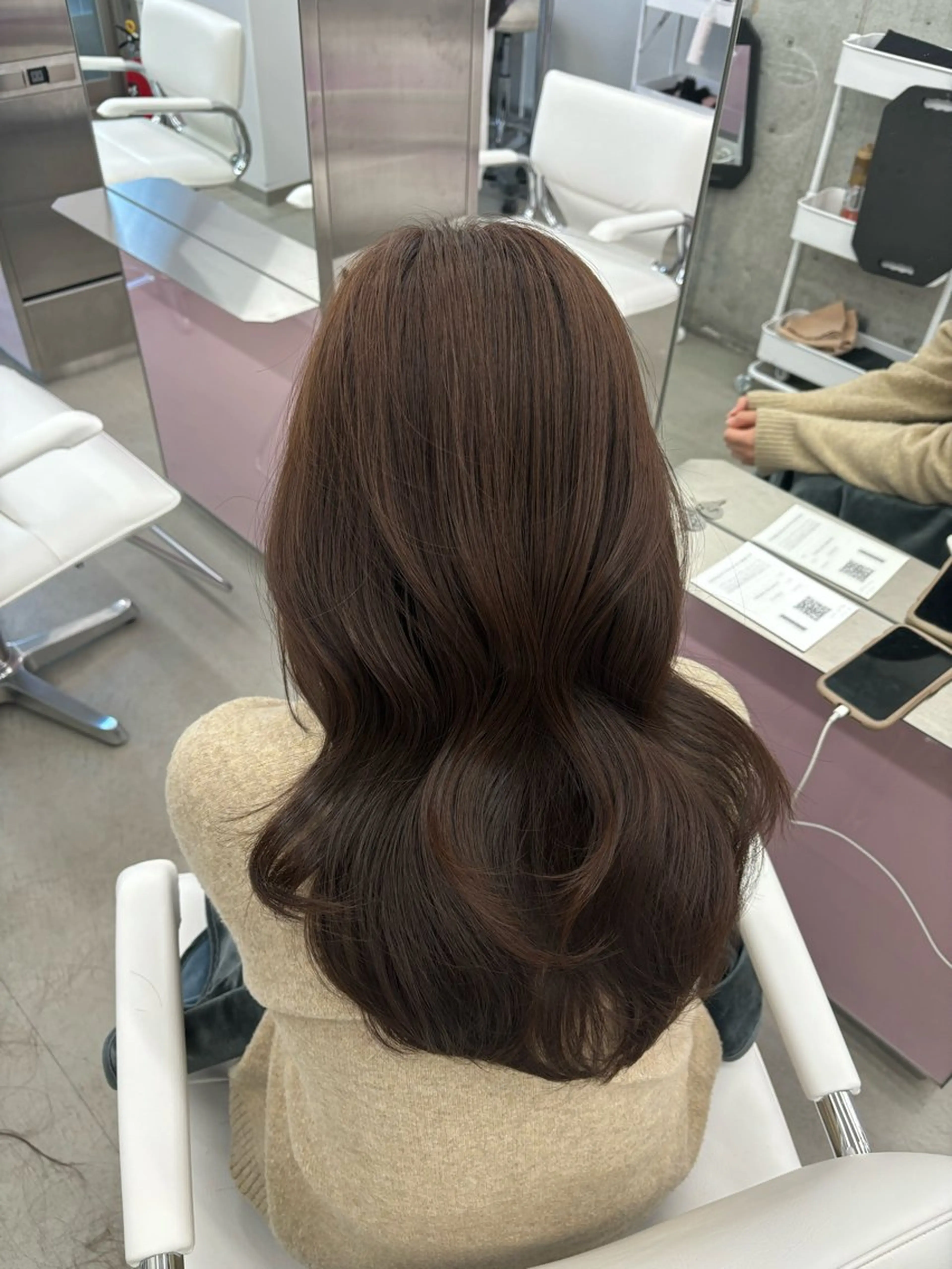 ✨透け艶カラー＋うるおいトリートメント💎(ホームケアトリートメント付き)の写真