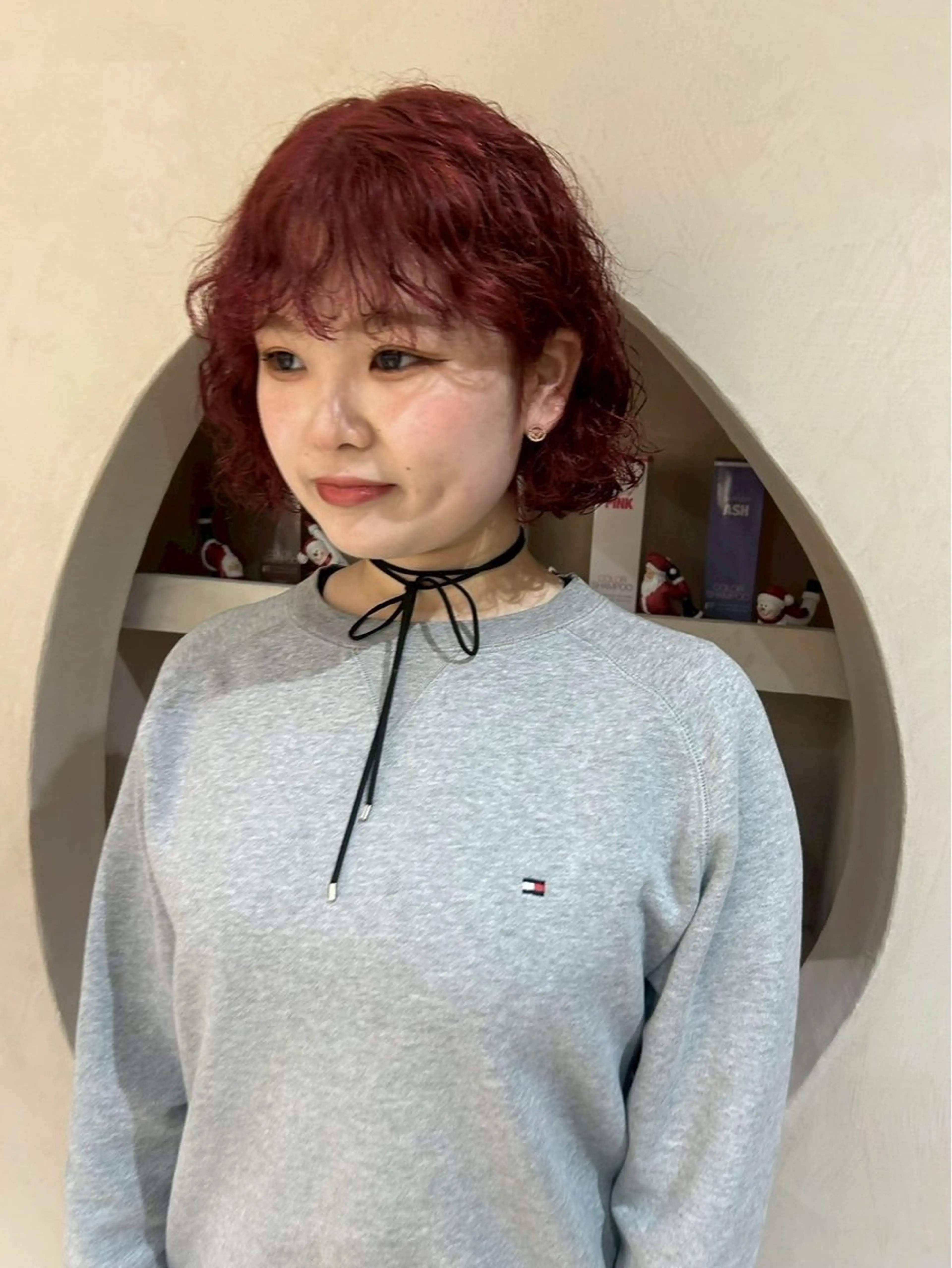 カラー ヘアカラー トリートメント ハイトーンベージュ カラー/さら🎀のヘアスタイル