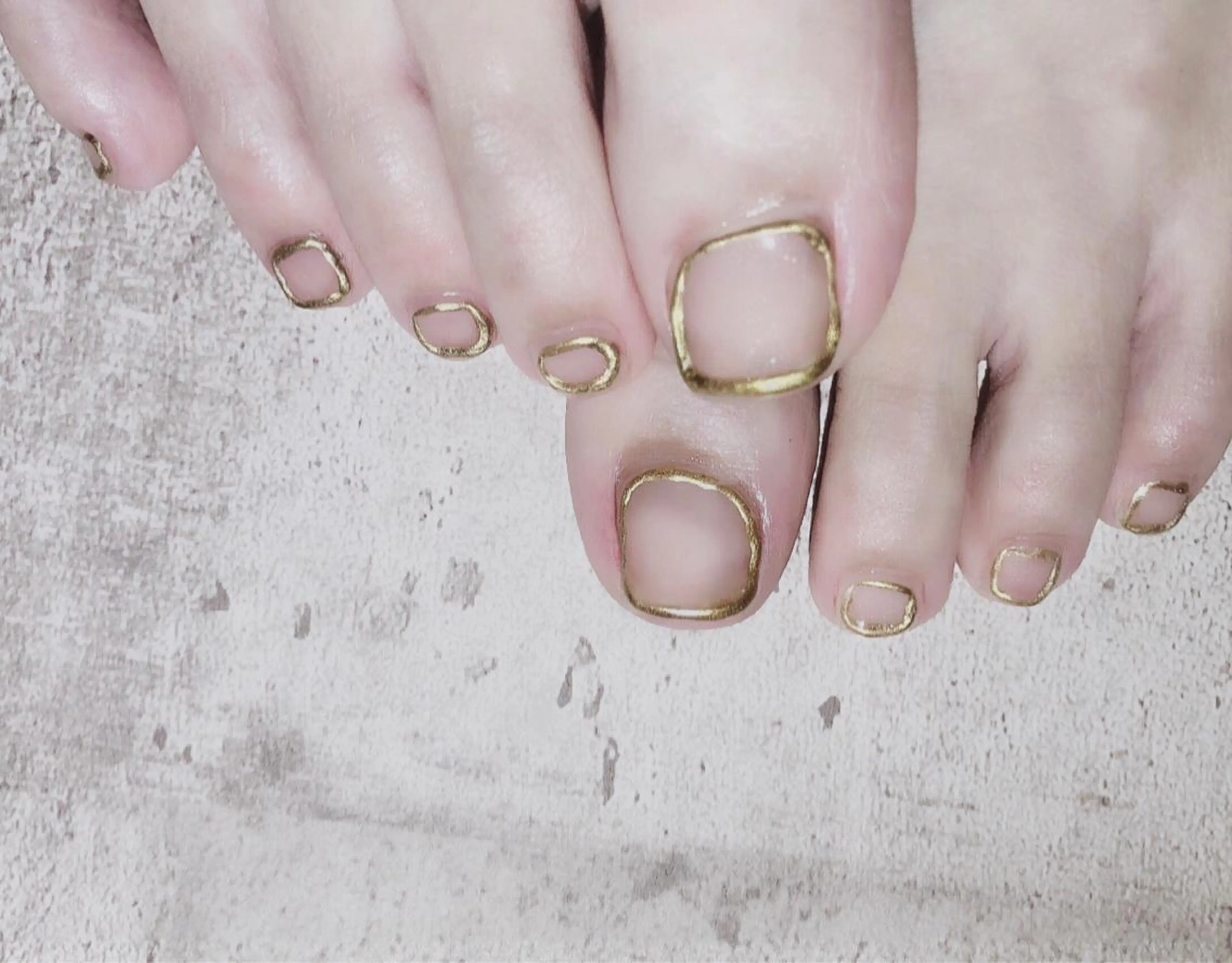 ネイル フットネイル シンプルネイル irono .のネイルデザイン